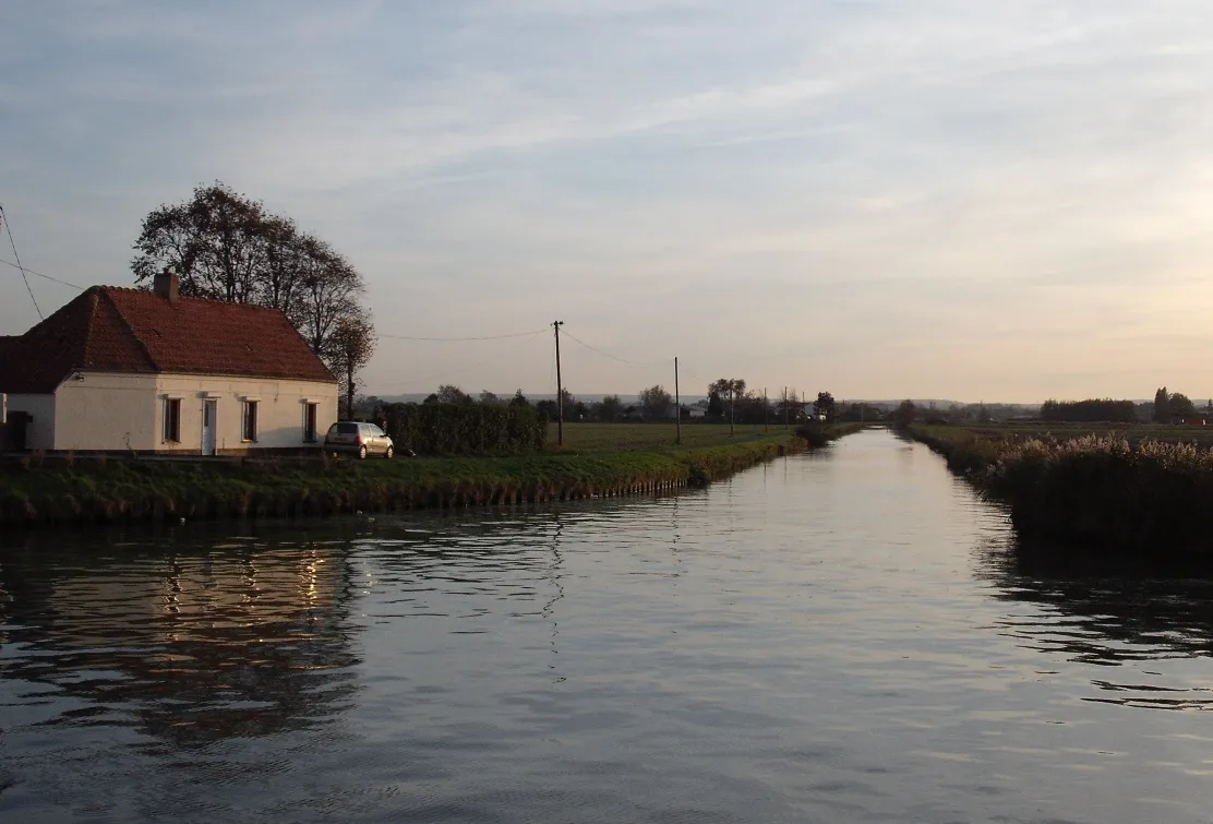 Photo showing: Canal d'Audruicq