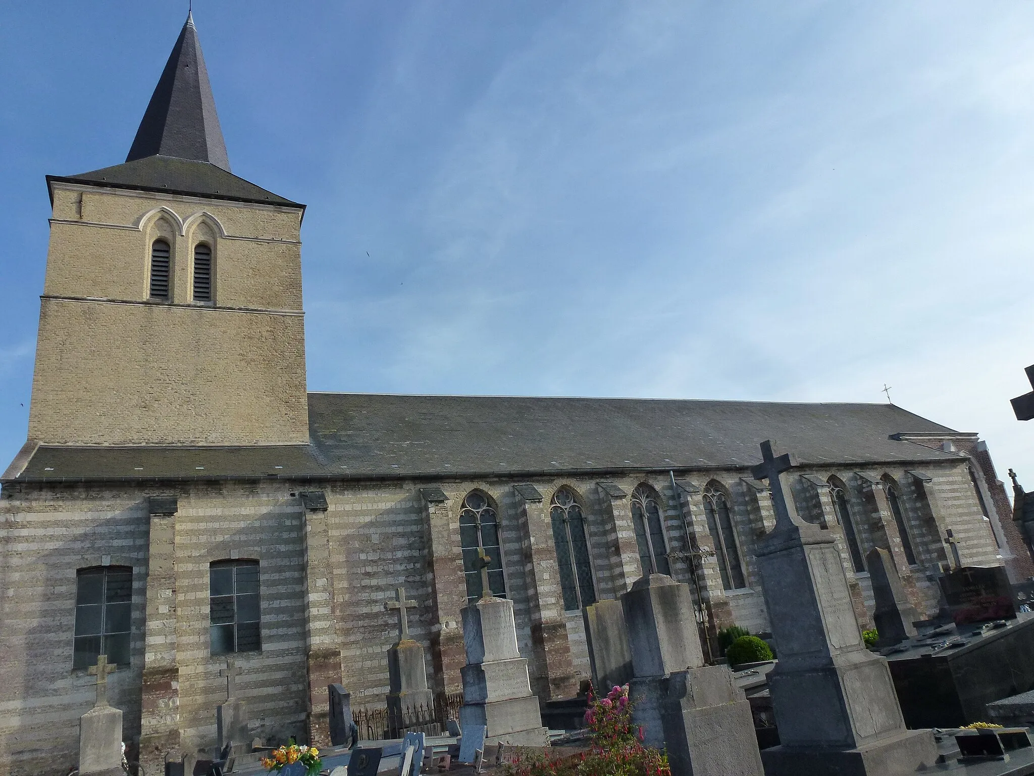 Photo showing: Zutkerque (Pas-de-Calais) église Saint-Martin