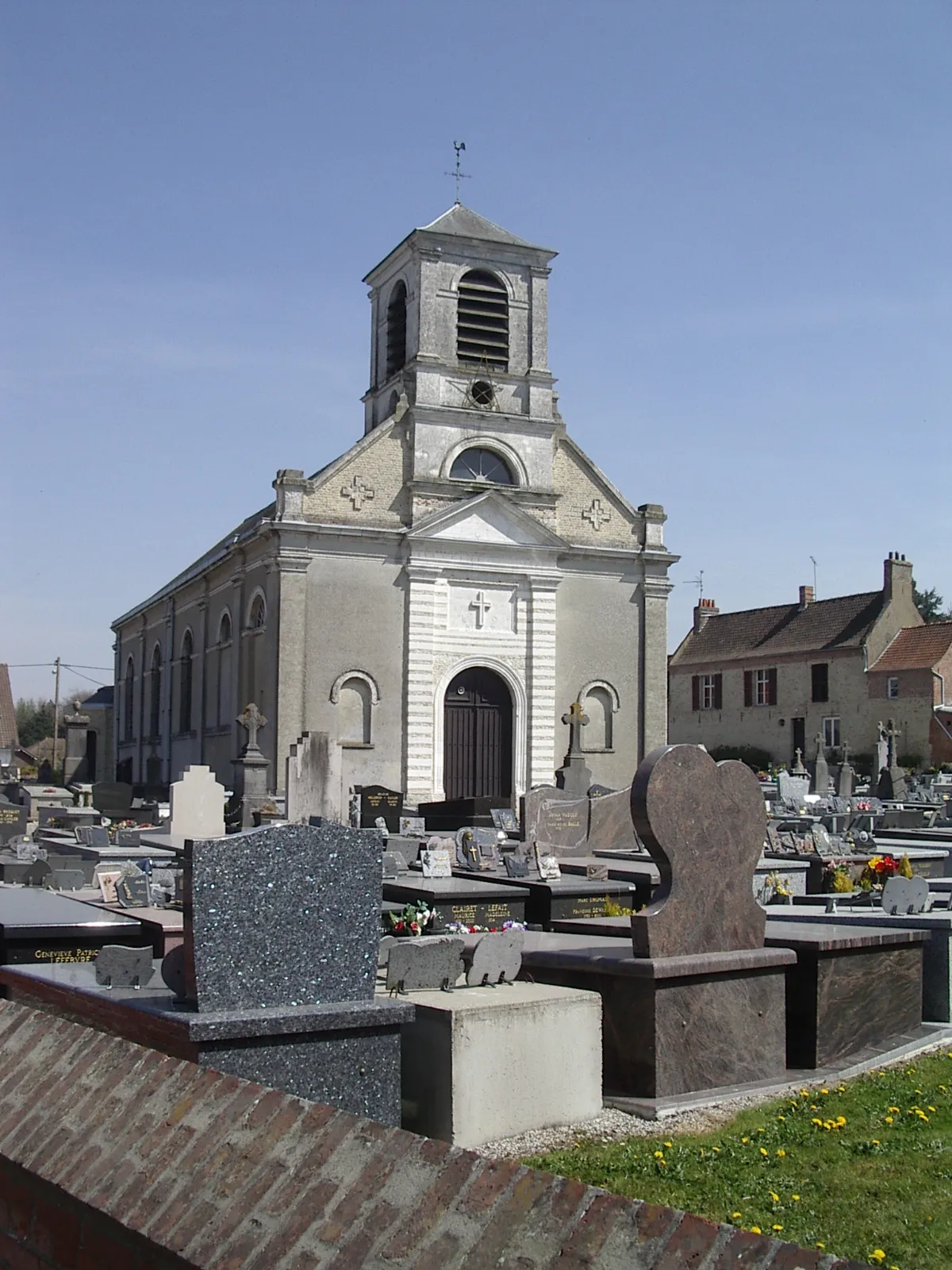 Photo showing: Churche of Moulle (Pas-de-Calais, France)