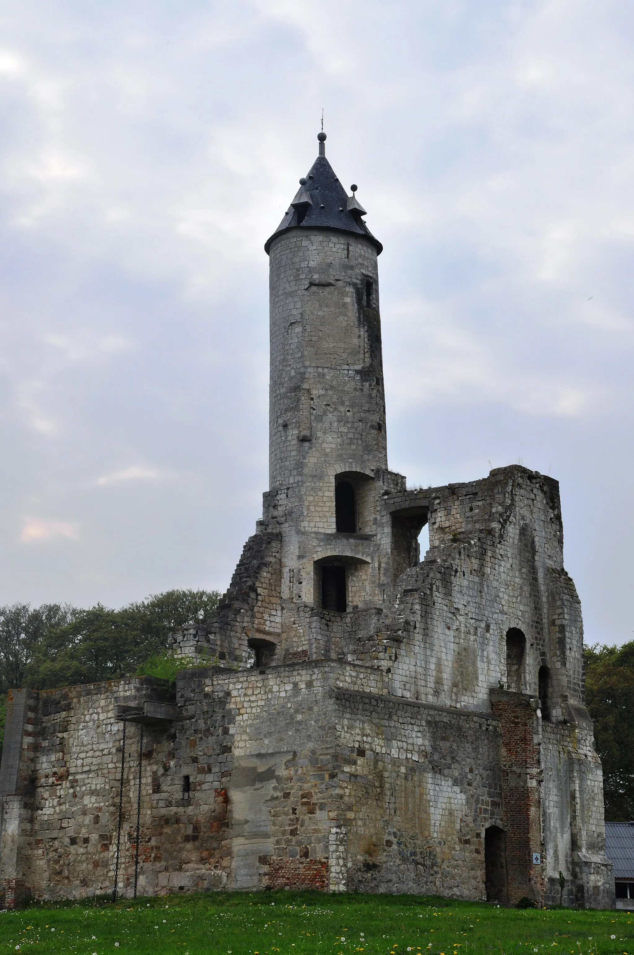 Photo showing: donjon du château de La Buissière