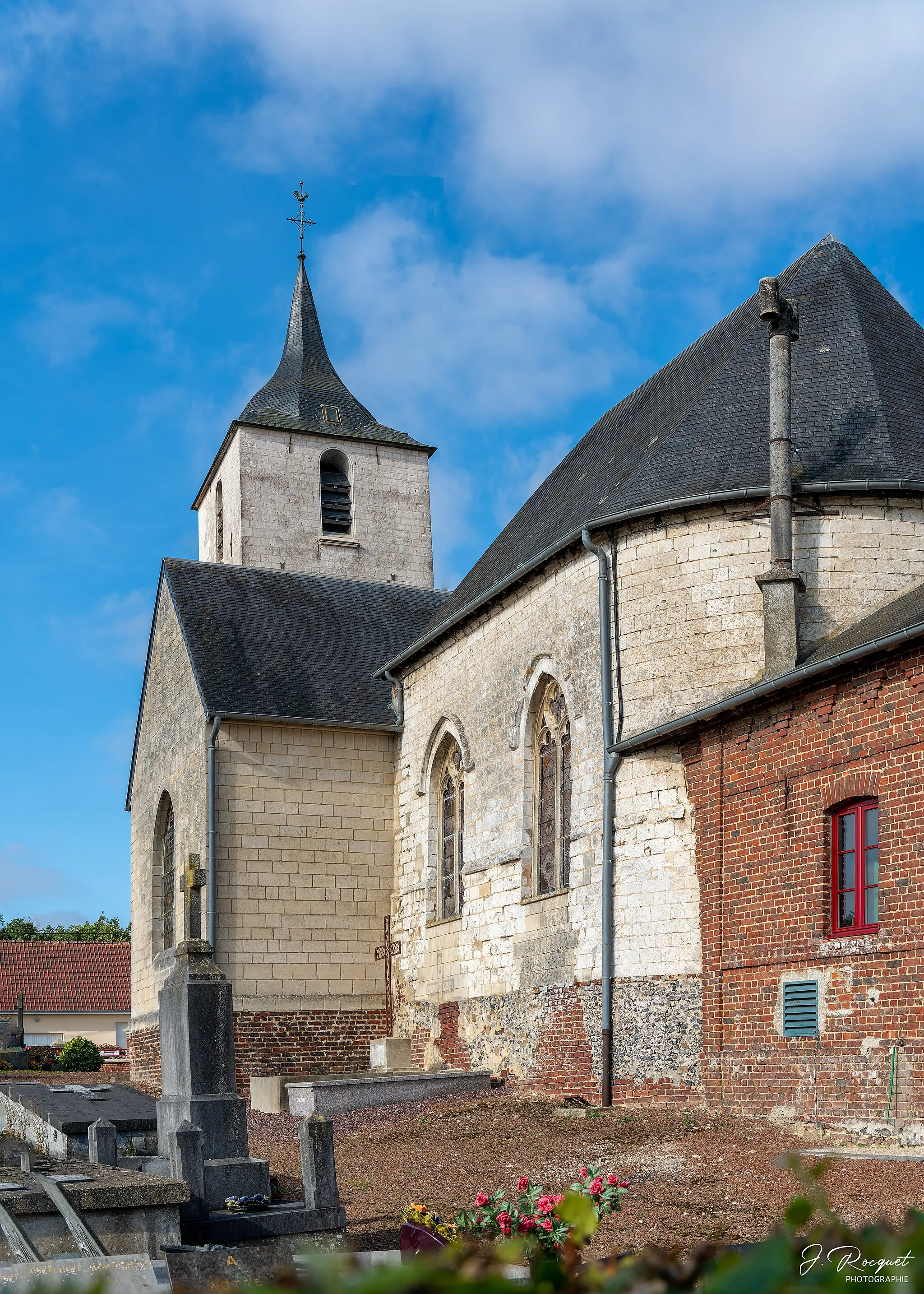 Photo showing: L'église Saint-Omer de Campagne-Lès-Boulonnais.
