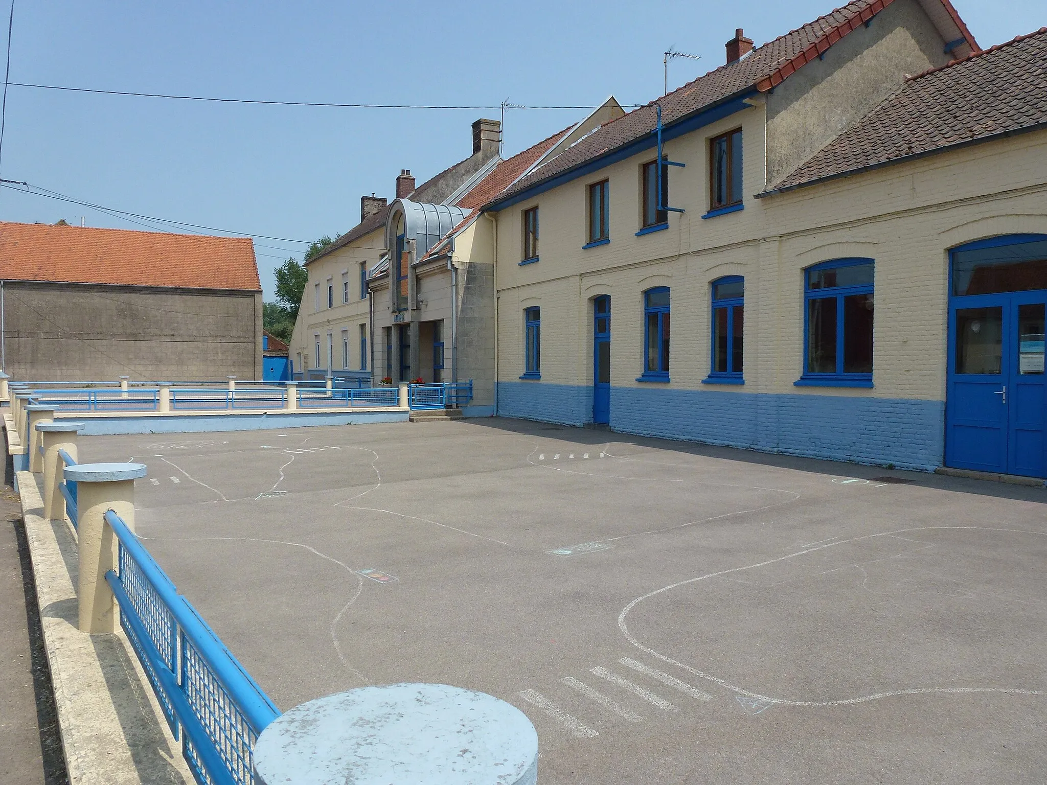 Photo showing: Coyecques (Pas-de-Calais) mairie et écoles