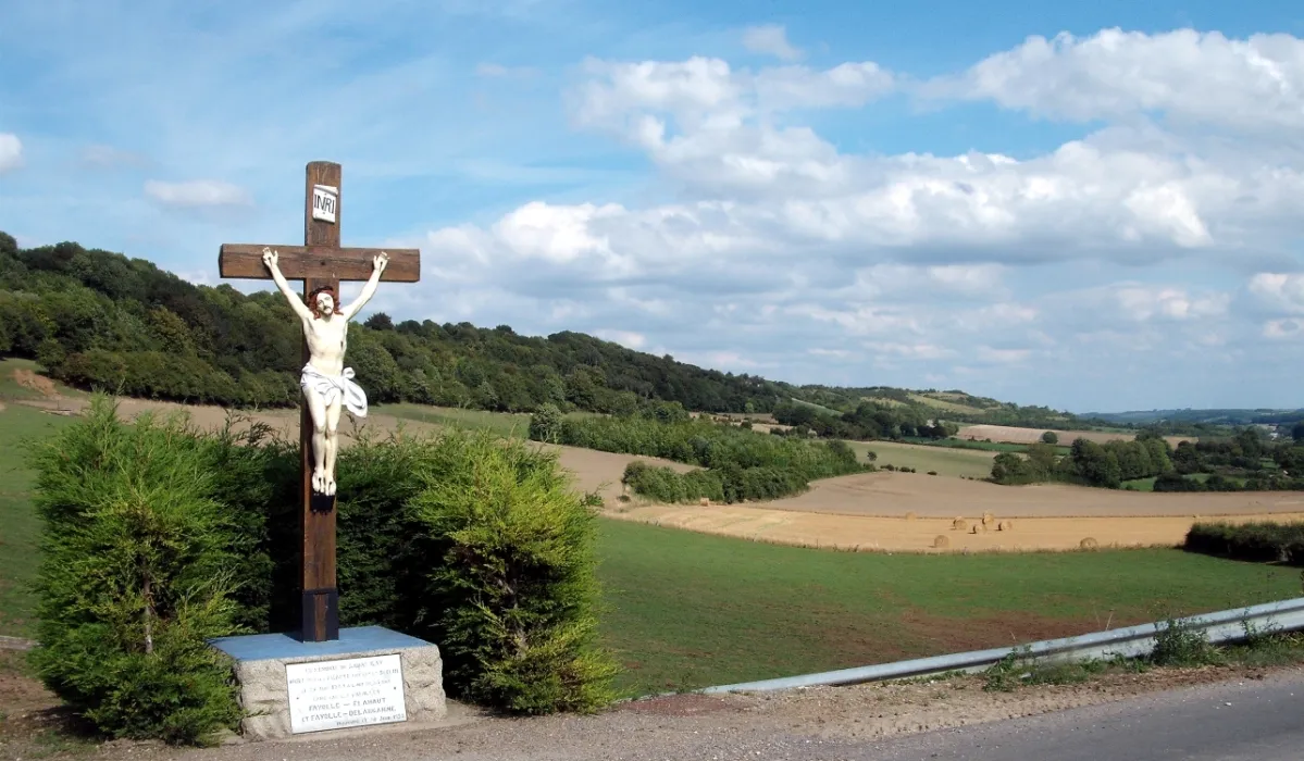 Photo showing: Oratoire près de Coulomby, Route du Caraquet.