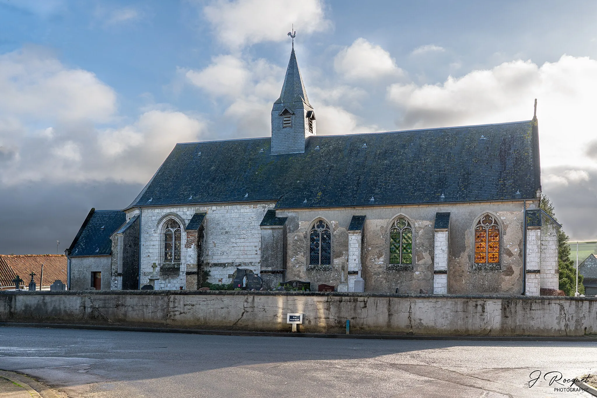 Photo showing: L'église Saint-Wulmer de Widehem