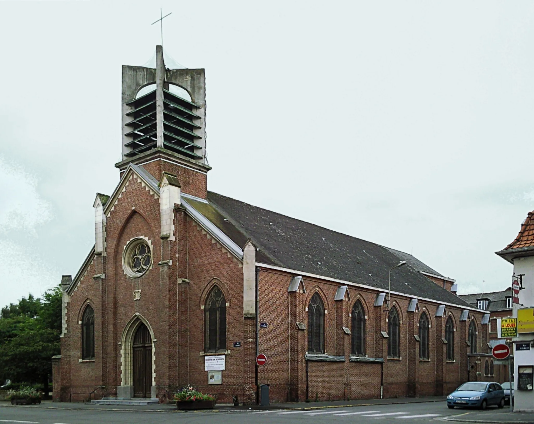 Photo showing: Eglise Notre-Dame-de-Consolation (1858) dans le quartier Vauban-Esquermes à Lille (Nord)