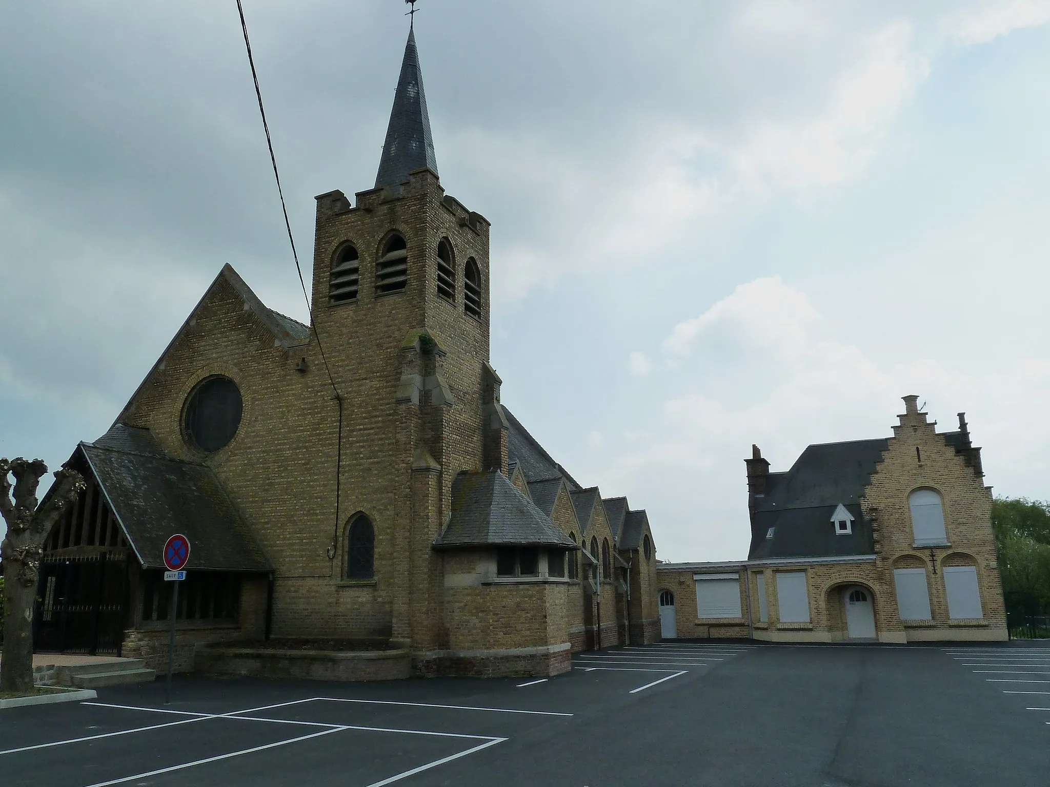 Photo showing: L'église St Amand à Outtersteene Bailleul Nord, France