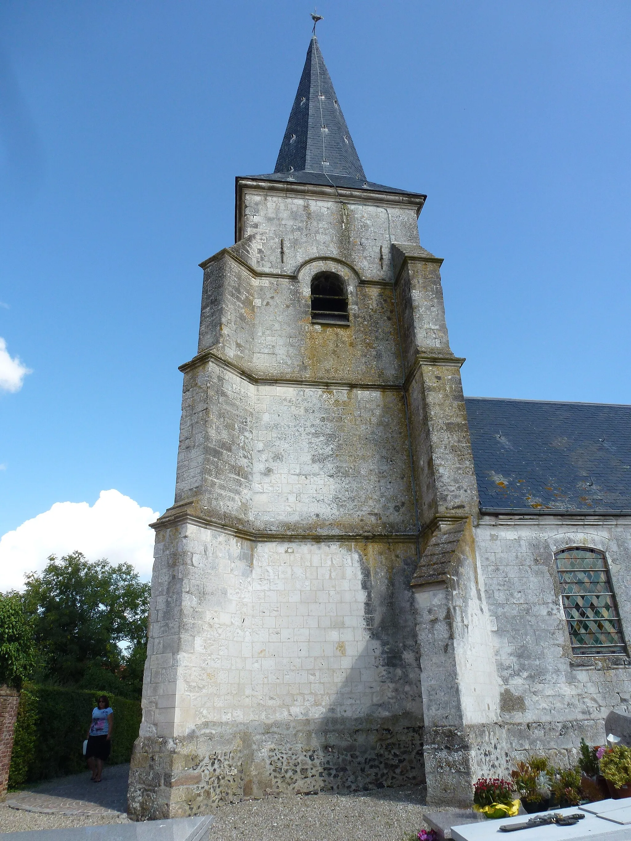 Photo showing: Delettes (Pas-de-Calais) Upon d'Aval. église