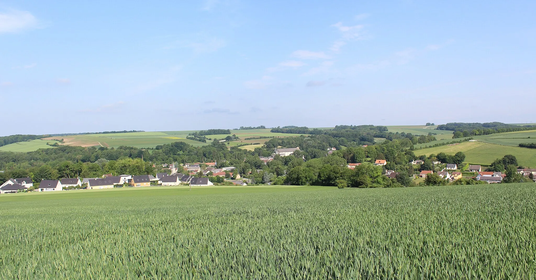 Photo showing: Panorama du village.