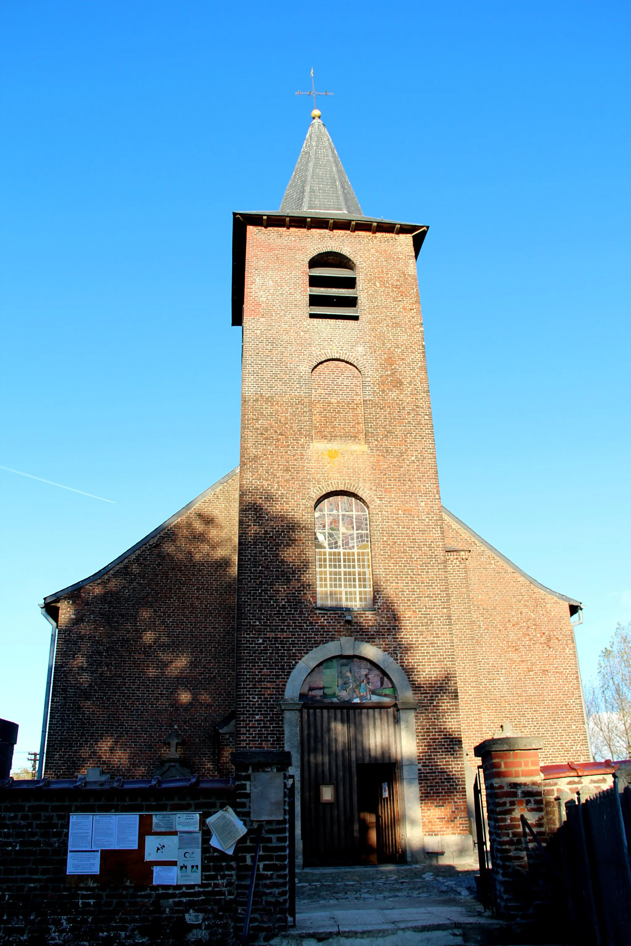 Photo showing: Melles (Belgium), the church of the Virgin Mary (XVIIIth century).