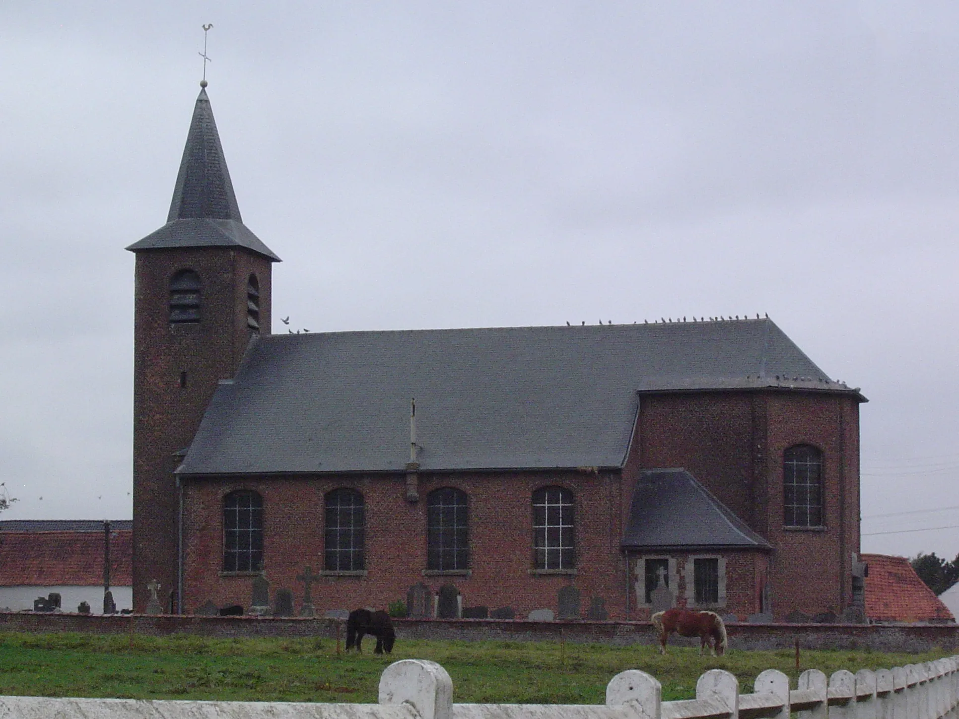 Photo showing: Église Sainte-Vierge de Melles (Tournai).