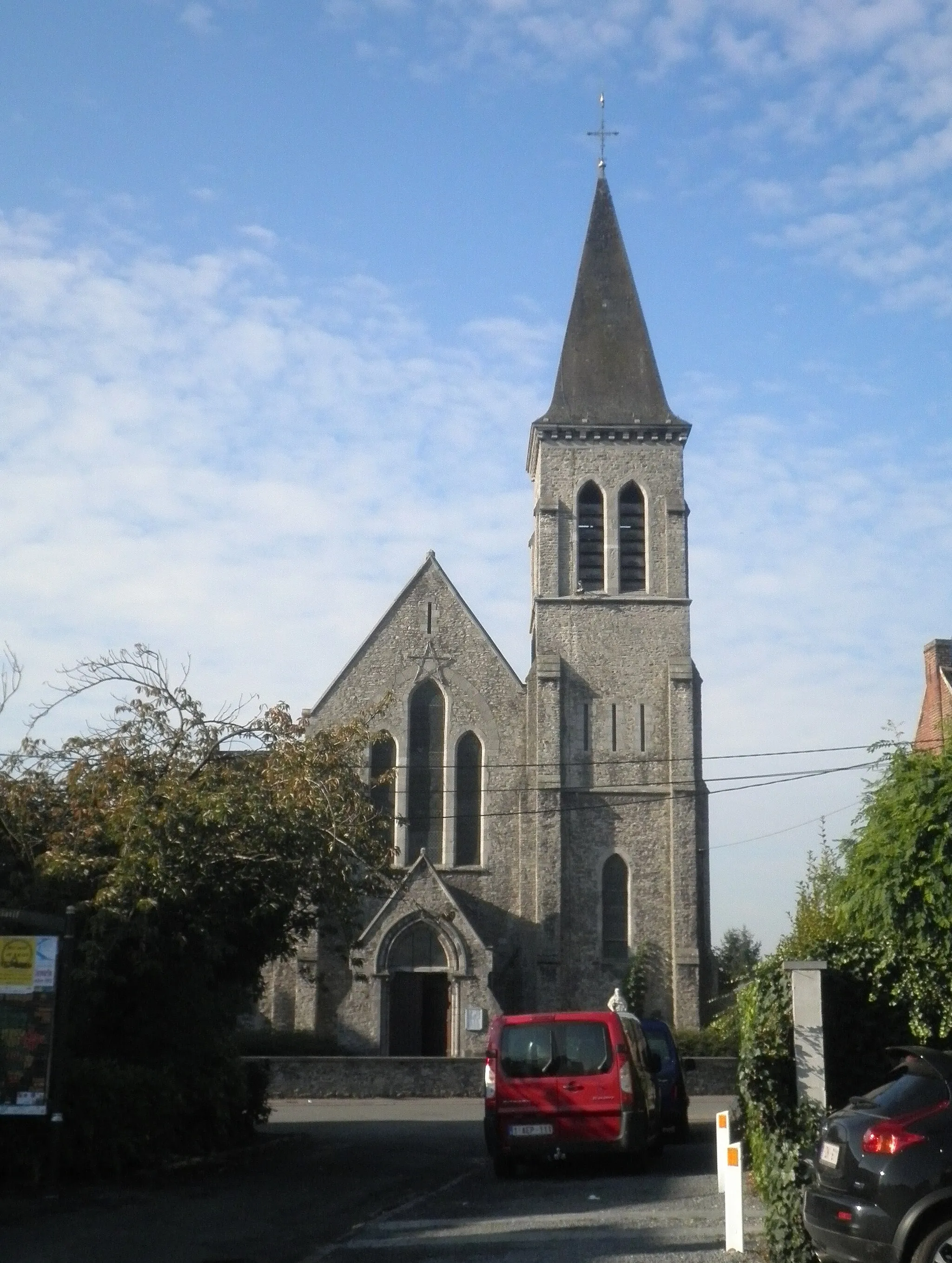 Photo showing: Église Notre-Dame de la Tombe, à Kain-la-Tombe, Kain (Tournai)