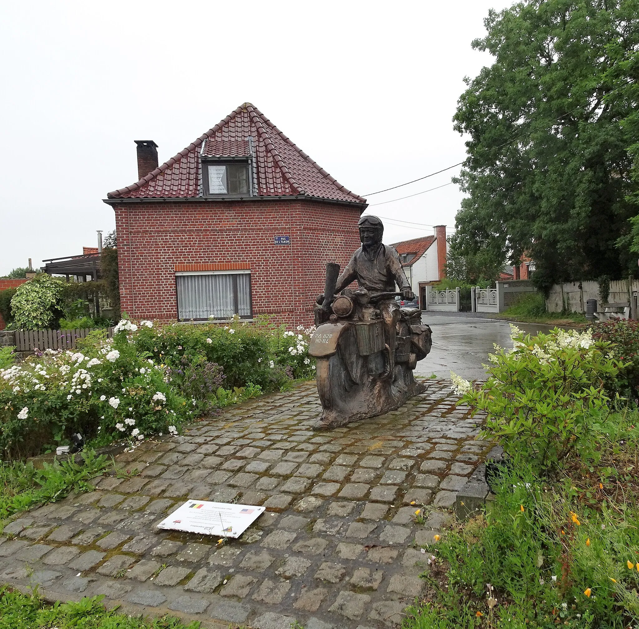 Photo showing: Le motard du Pont de la Libération- La Glanerie,, Région wallonne.- Belgique