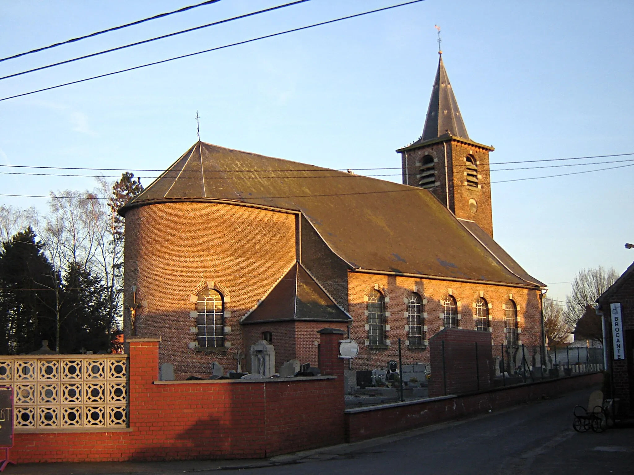 Photo showing: Église Saint-Martin in Esplechin, Tournai, Hainaut, Belgium