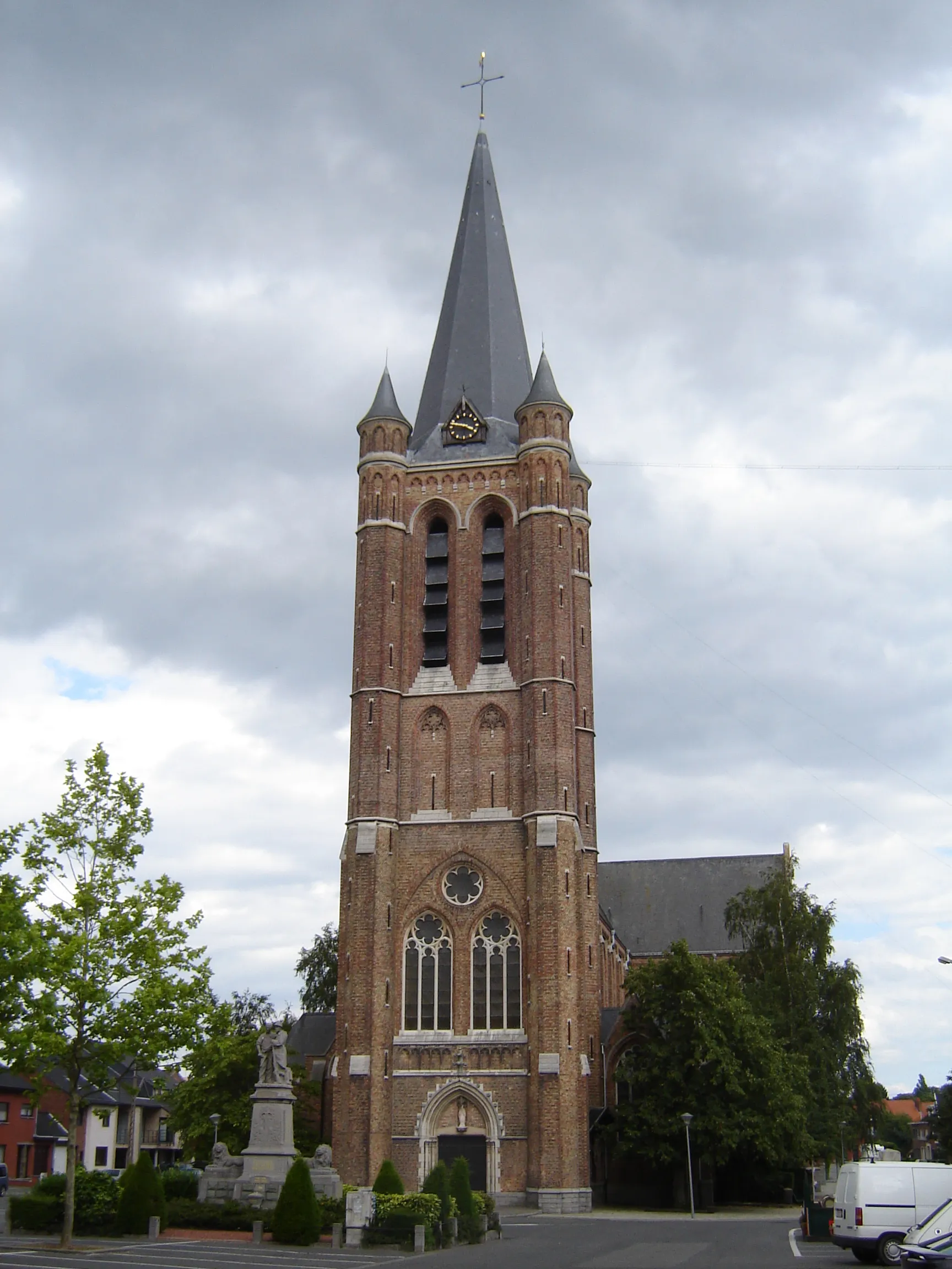 Photo showing: Church of Saint Léger in Dottignies, Mouscron, Hainaut, Belgium