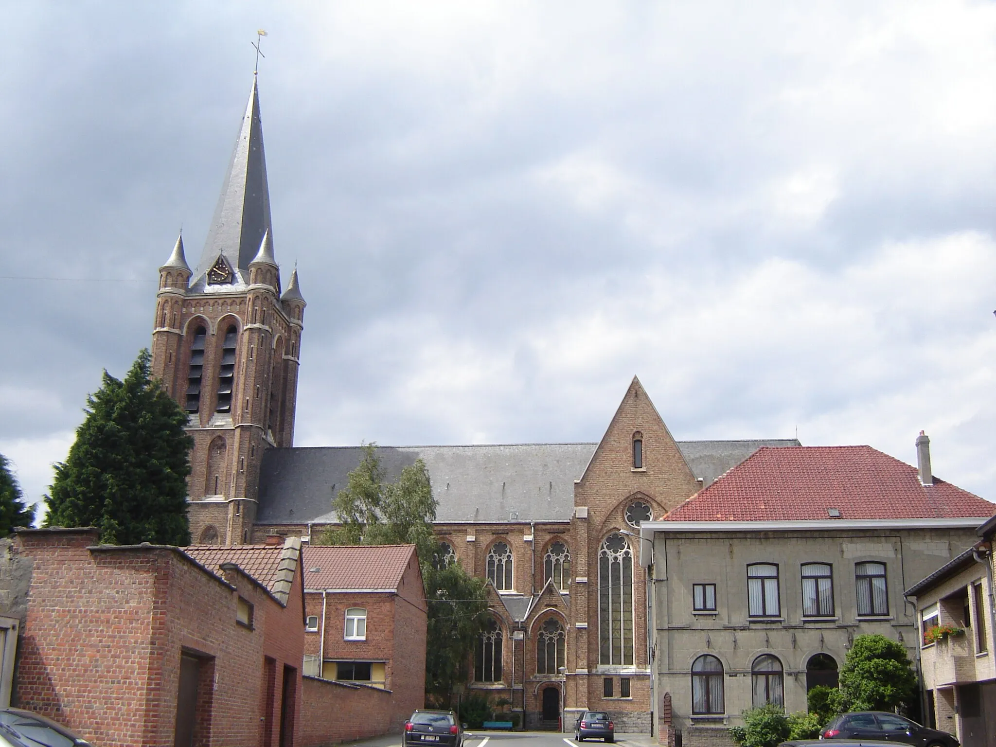 Photo showing: Church of Saint Léger in Dottignies, Mouscron, Hainaut, Belgium