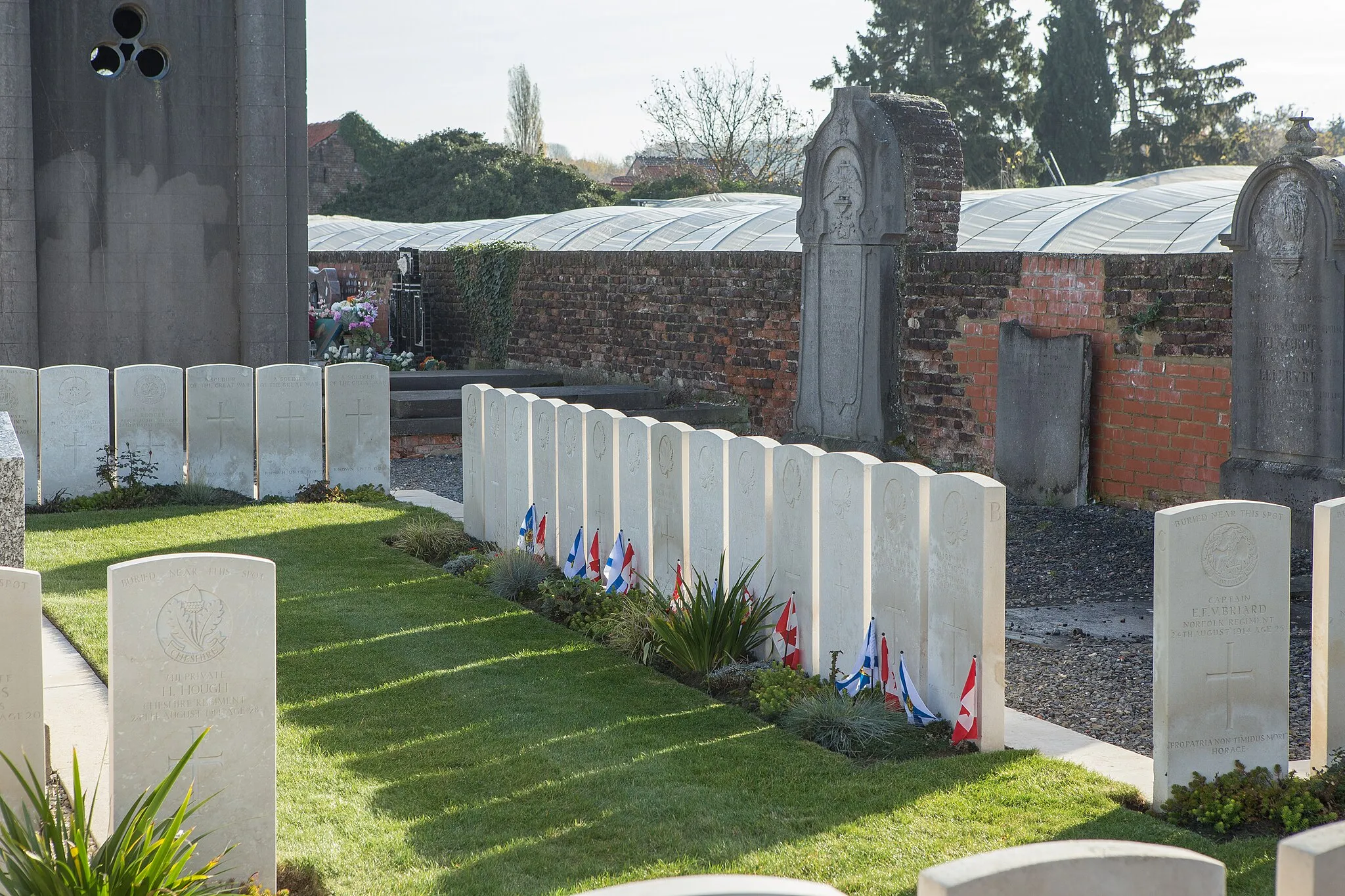Photo showing: Elouges Communal Cemetery