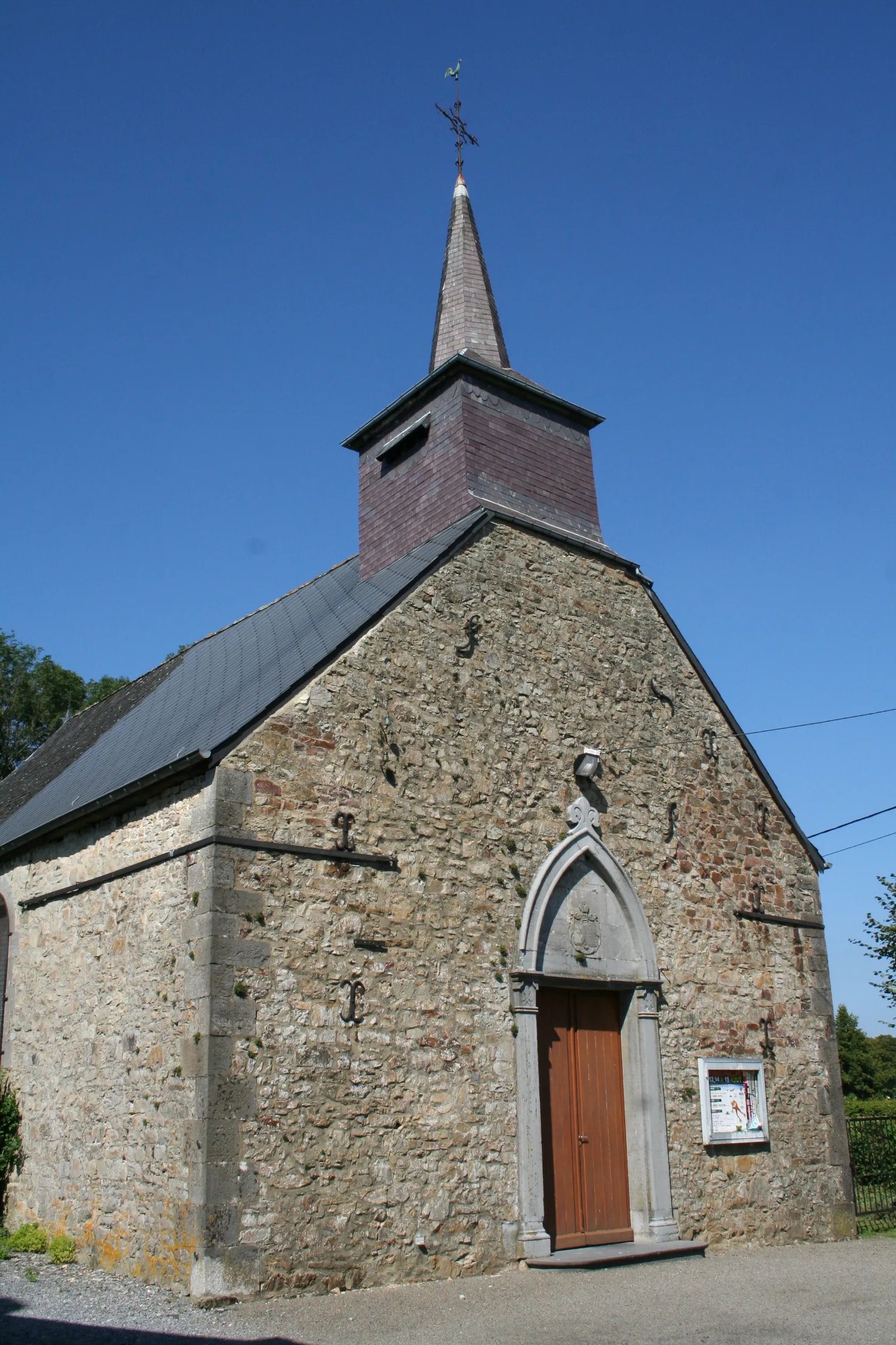 Photo showing: Forge-Philippe (Belgium), the Holy Virgin church (XVIIIth century).