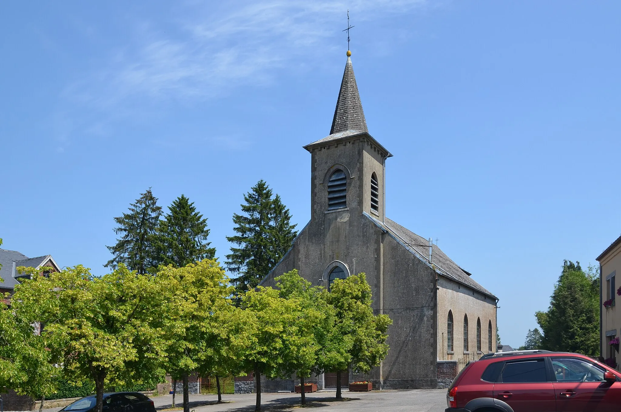 Photo showing: Rièzes (Chimay-Belgique) - Église Saint-Gorgon