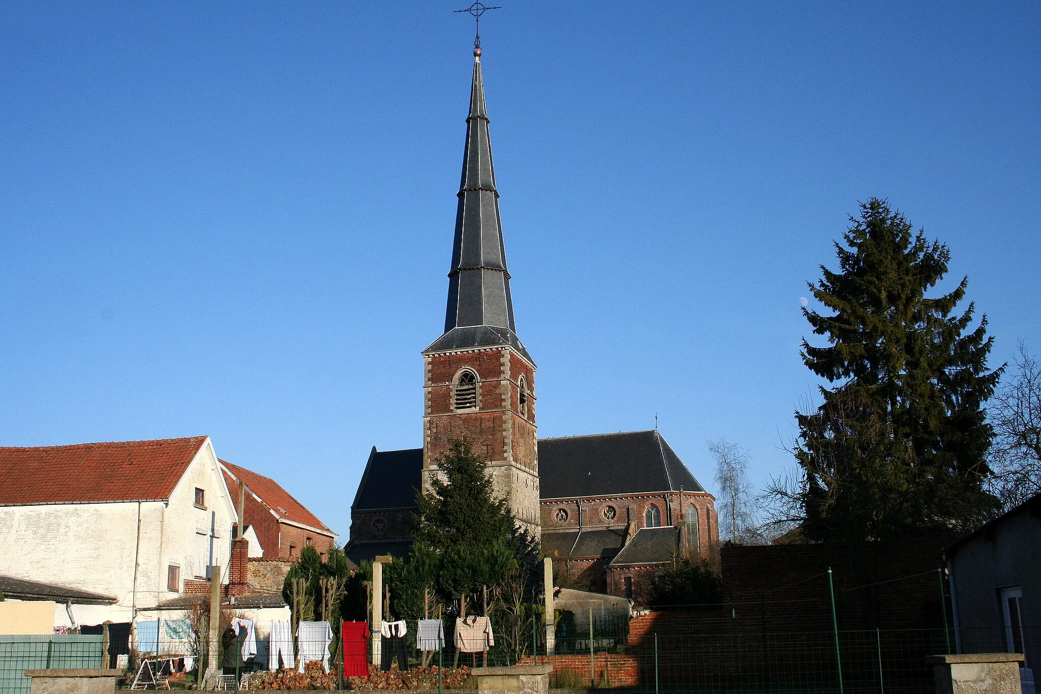 Photo showing: Grand-Reng (Belgium),  Holy Virgin church.