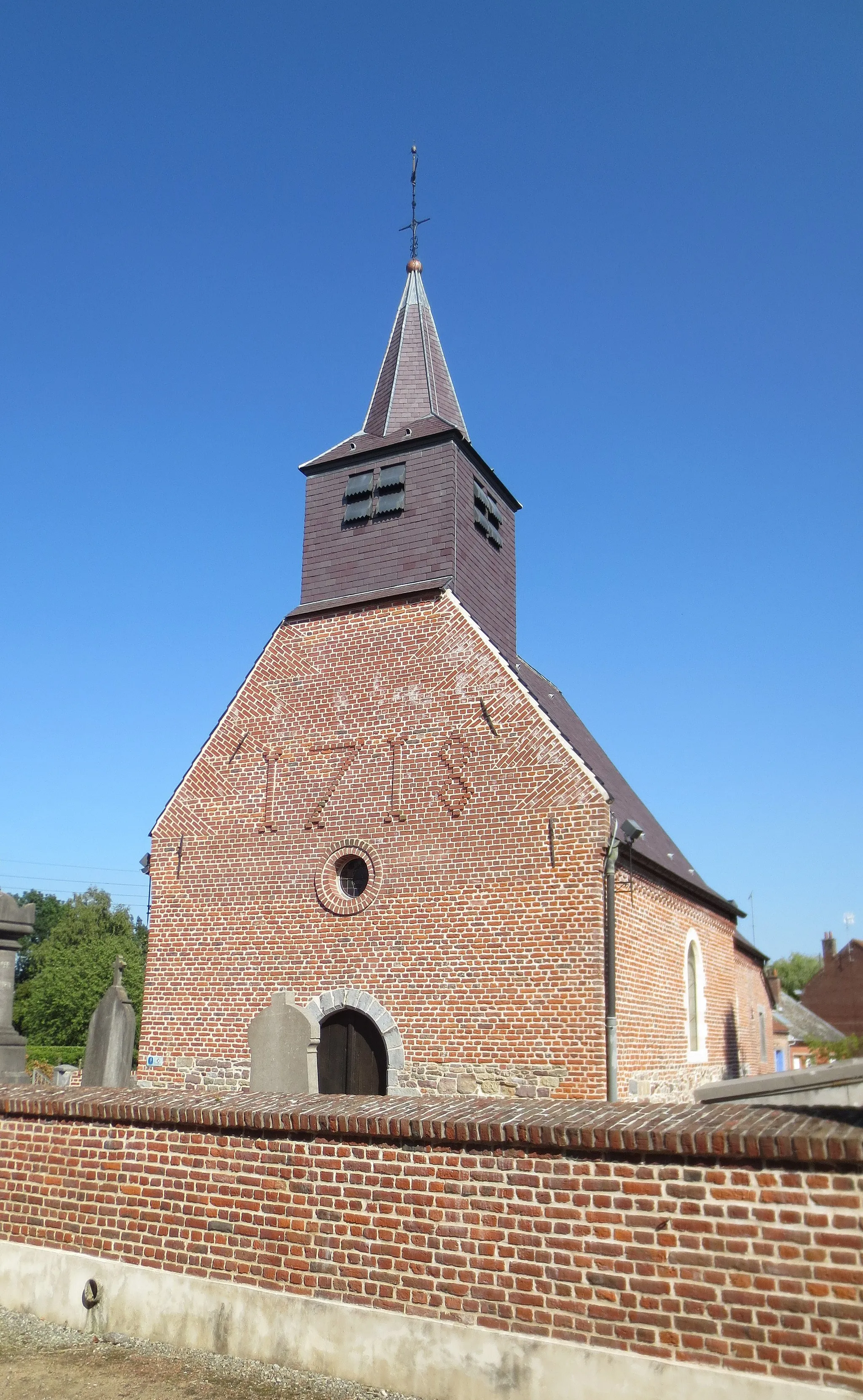 Photo showing: L'église de Marchipont.