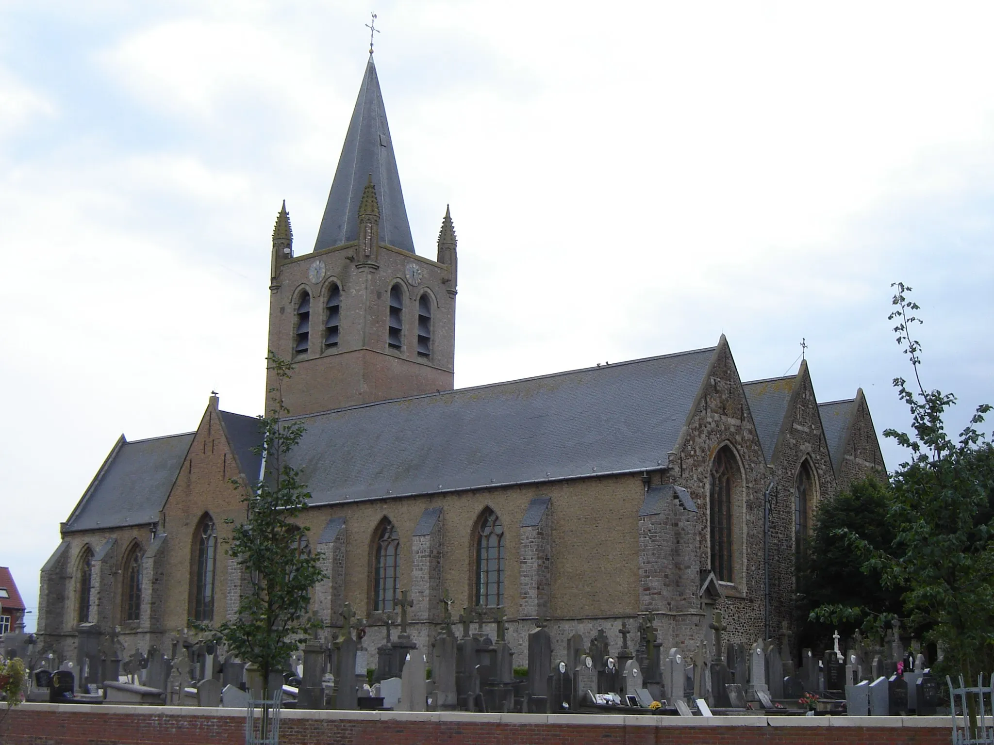 Photo showing: Church of Our Lady in Nieuwkerke, Heuvelland, West Flanders, Belgium.