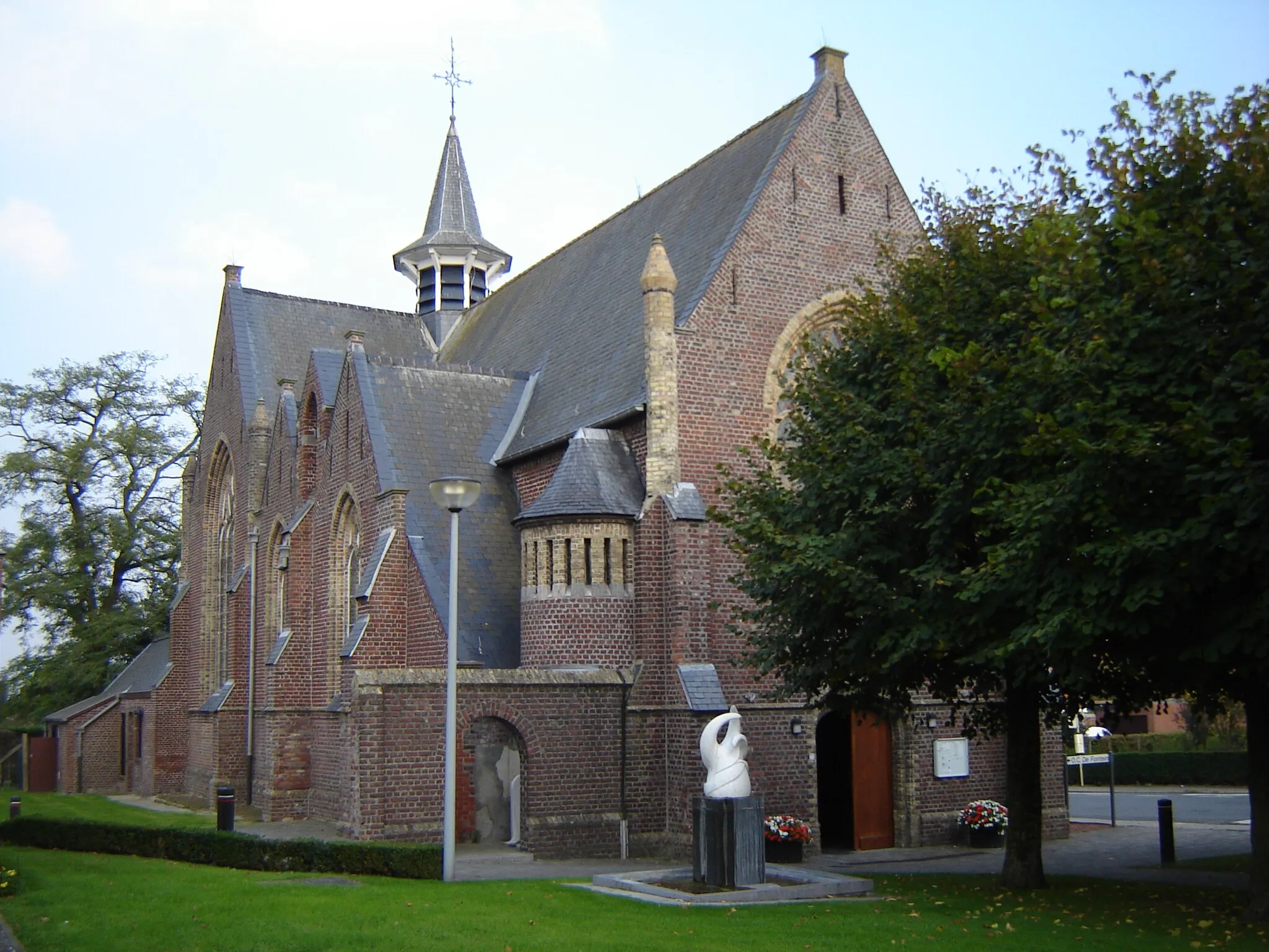 Photo showing: Church of Our Lady in De Klijte. De Klijte, Heuvelland, West Flanders, Belgium