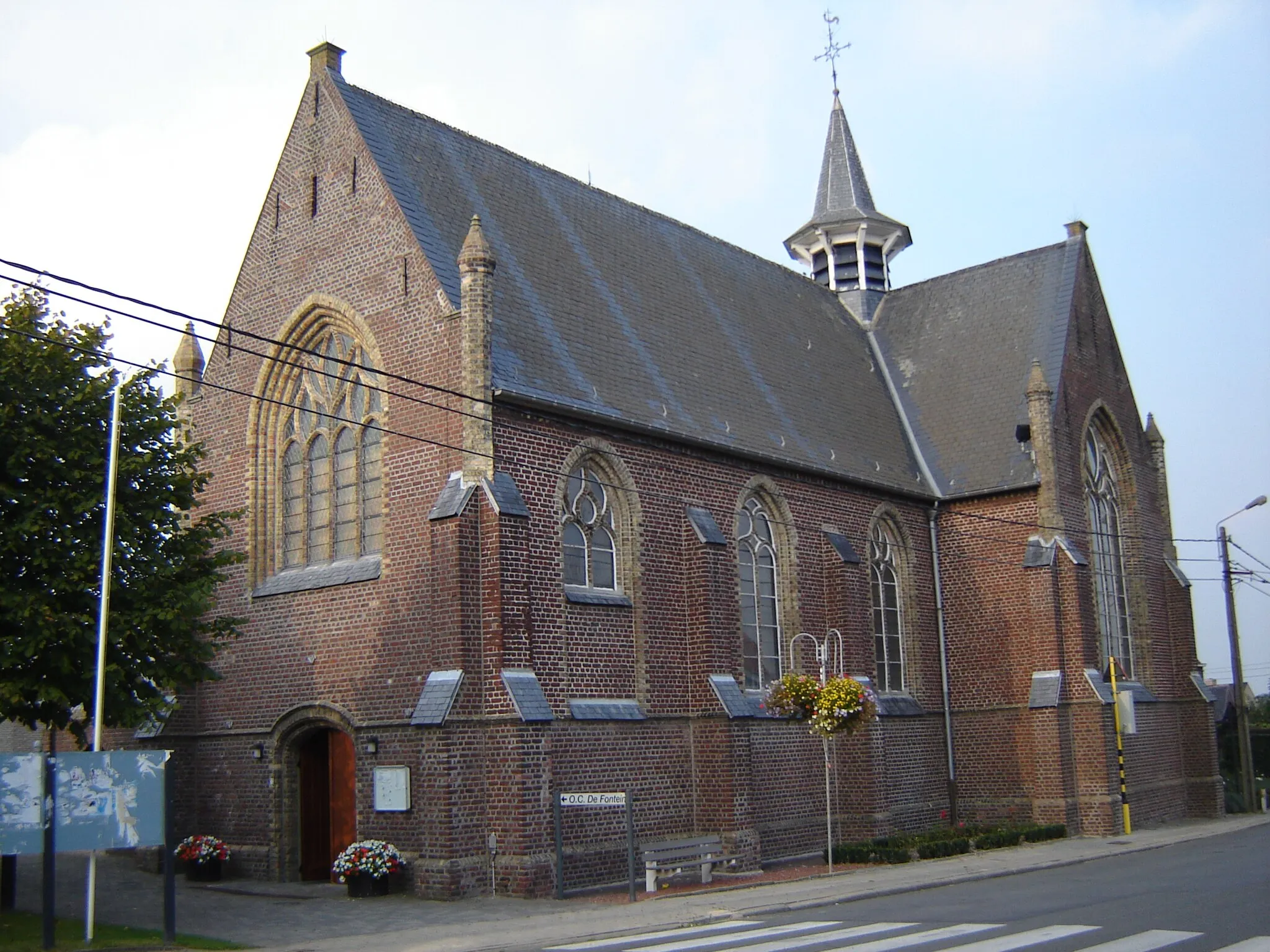Photo showing: Church of Our Lady in De Klijte. De Klijte, Heuvelland, West Flanders, Belgium