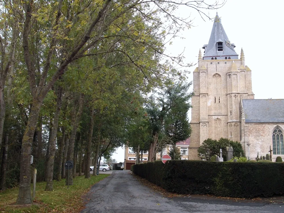 Photo showing: Eglise d'Houtem dans le Westhoek