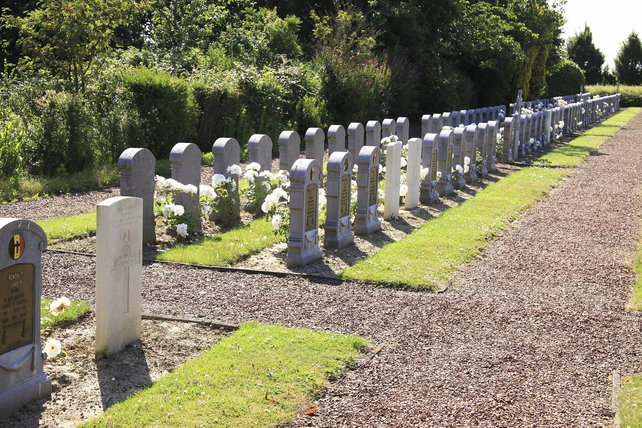 Photo showing: Hoogstade Belgian Military Cemetery