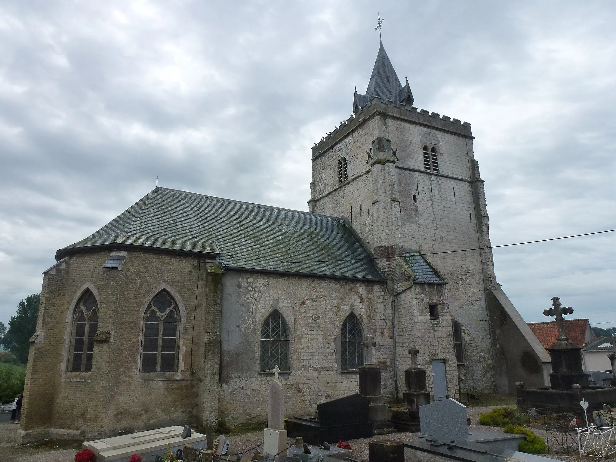 Photo showing: Saint-Tricat (Pas-de-Calais) église