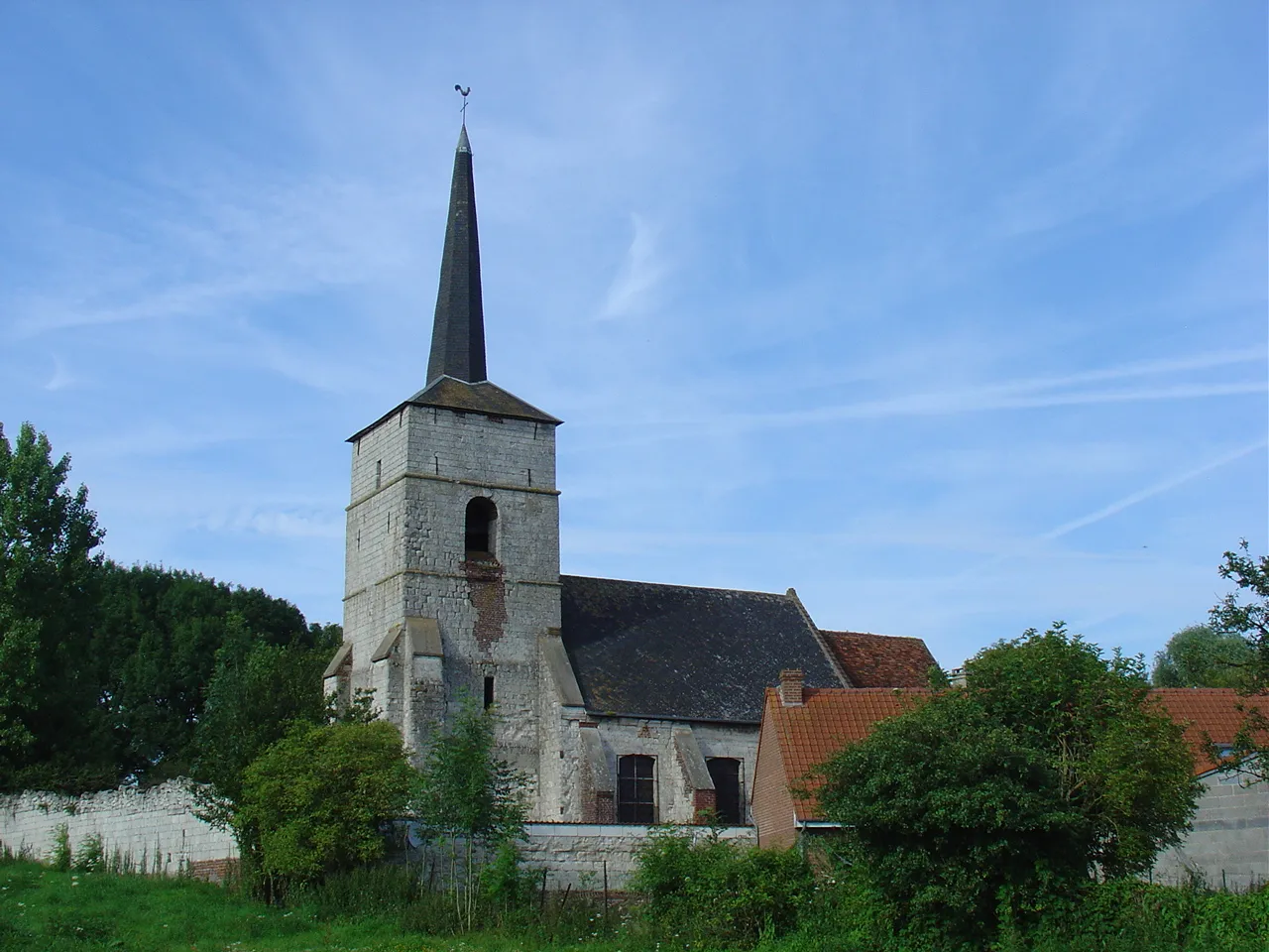 Photo showing: L'église d'Agnières