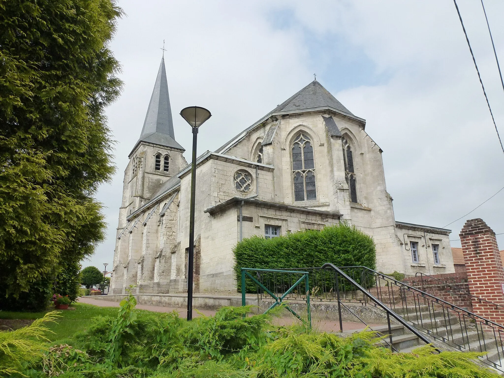 Photo showing: Amettes (Pas-de-Calais, Fr) église Saint-Sulpice