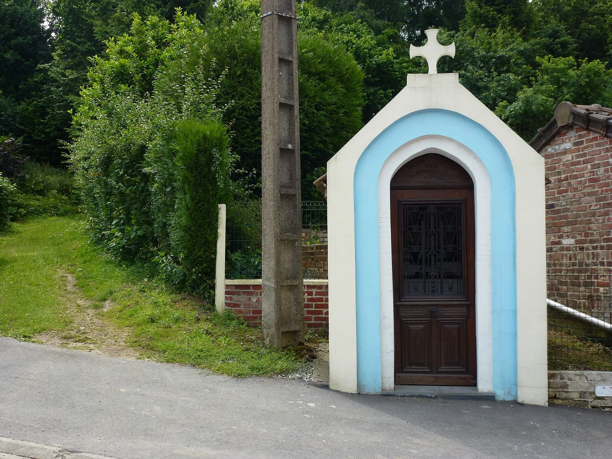 Photo showing: Amettes (Pas-de-Calais, Fr) chapelle N.D. des Affligés
