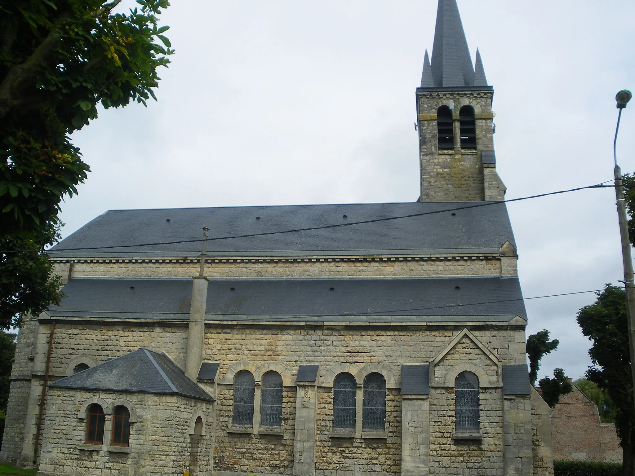 Photo showing: Vue de l'église de Willerval.