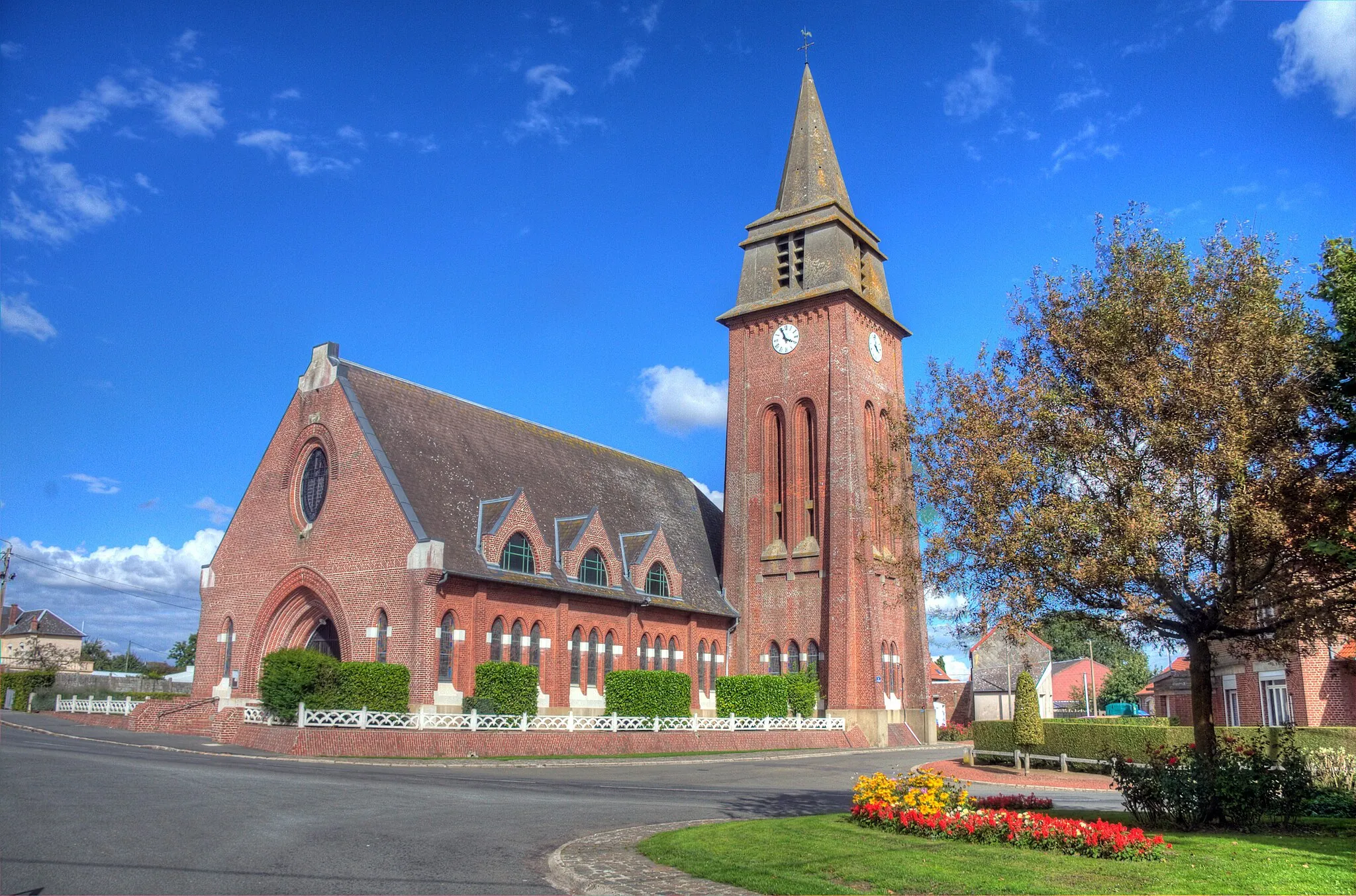 Photo showing: L'église de Bertincourt