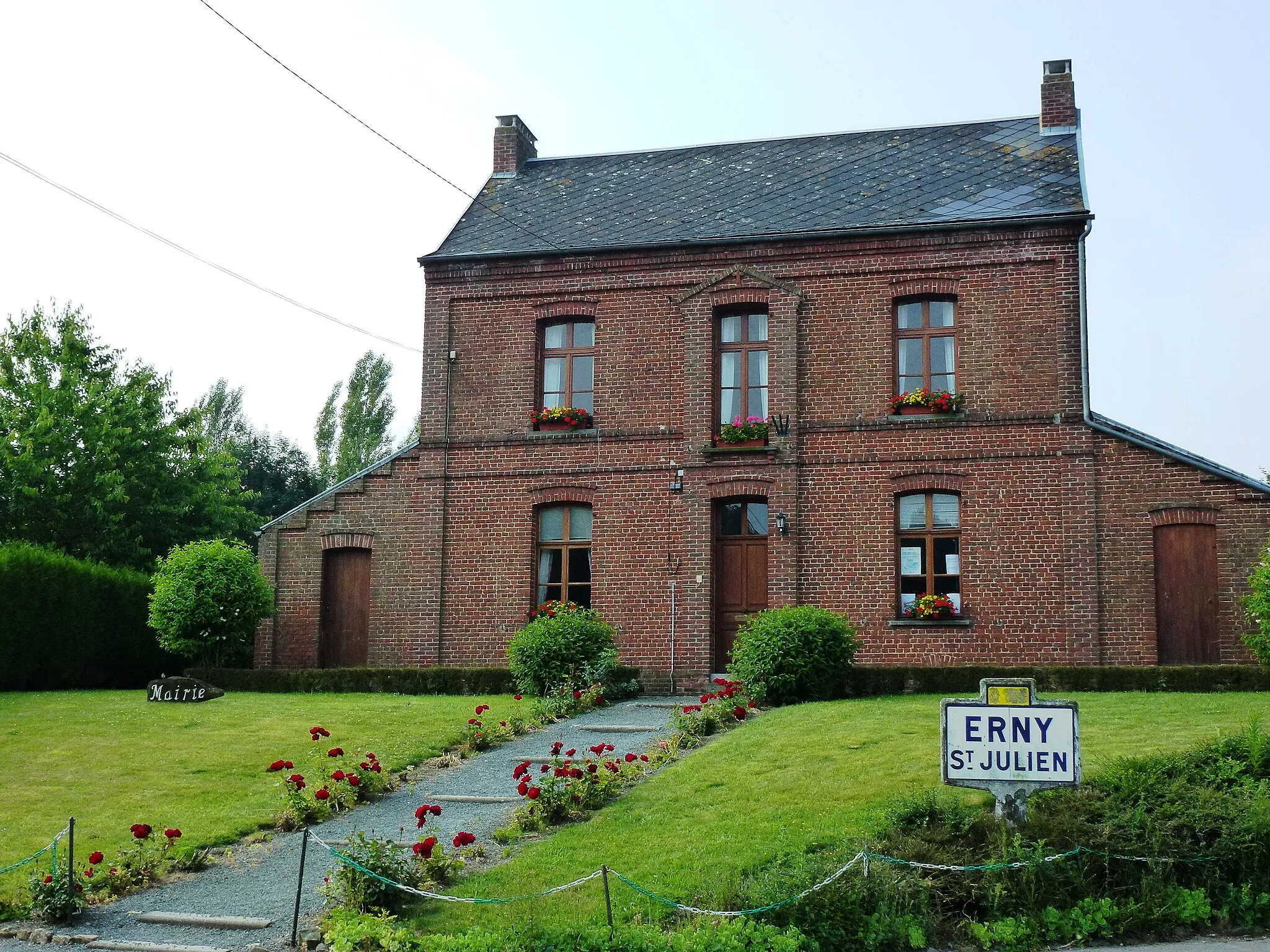 Photo showing: Erny-Saint-Julien (Pas-de-Calais, Fr) mairie