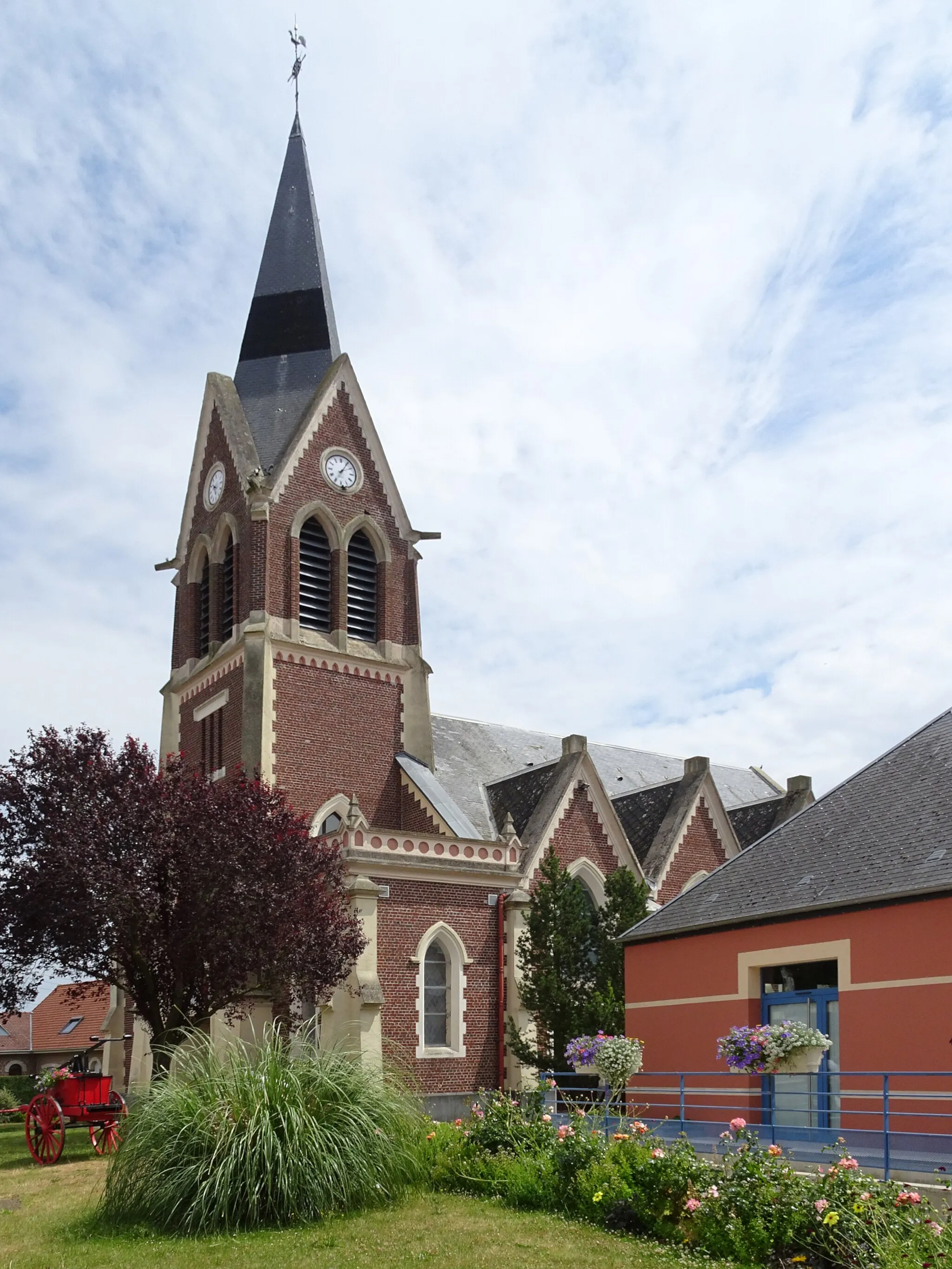 Photo showing: l' Eglise Saint Vaast, Fampoux Pas-de-Calais, Hauts-de-Fance.