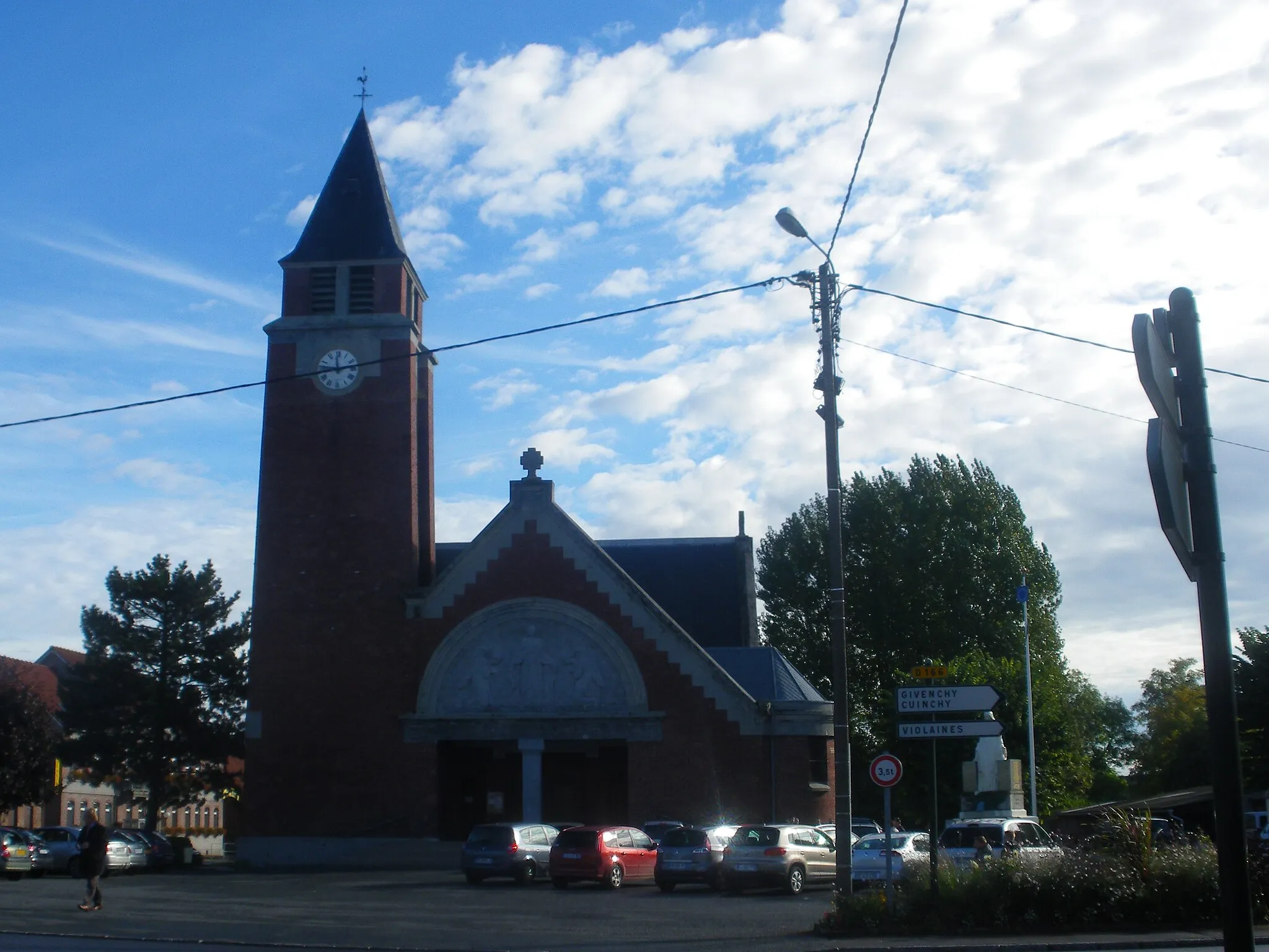 Photo showing: Vue de l'église Notre-Dame de Festubert.