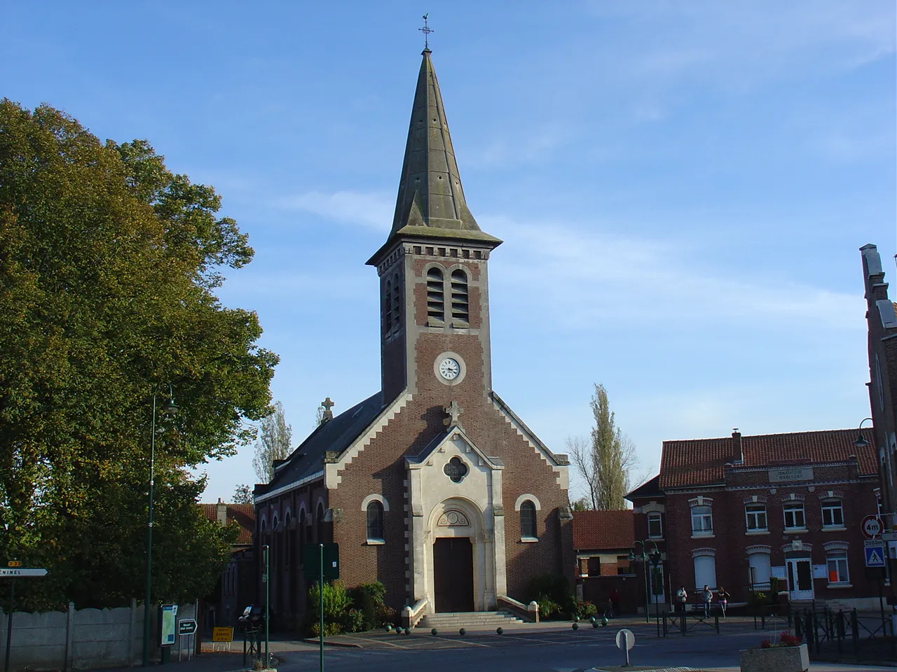 Photo showing: Église de Wancourt