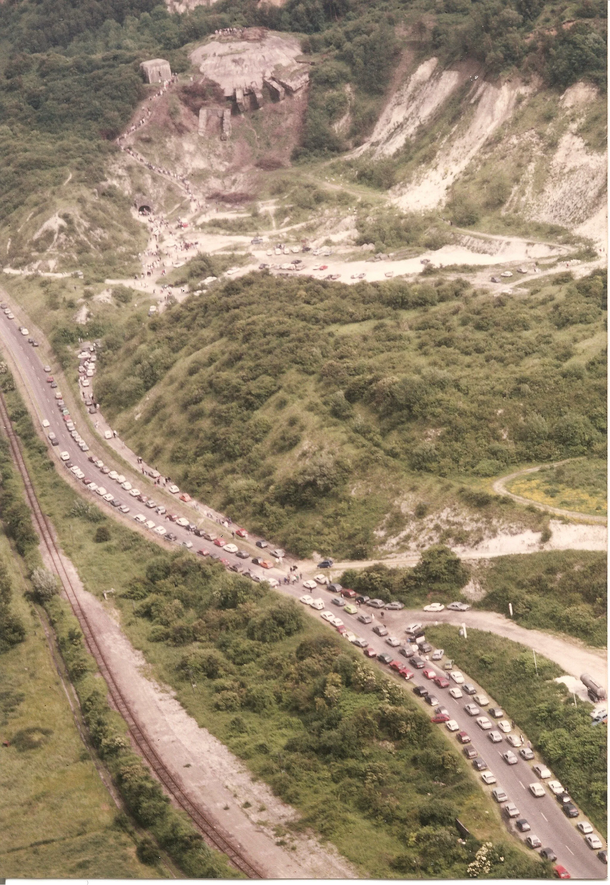 Photo showing: vue aérienne prise lors des portes ouvertes de 1987. [Photo Aéro Club de Saint-Omer]