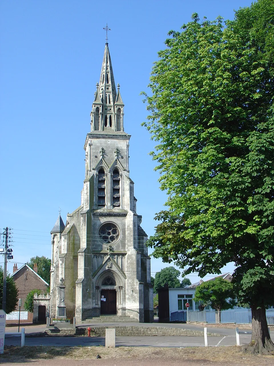 Photo showing: Église de Lozinghem