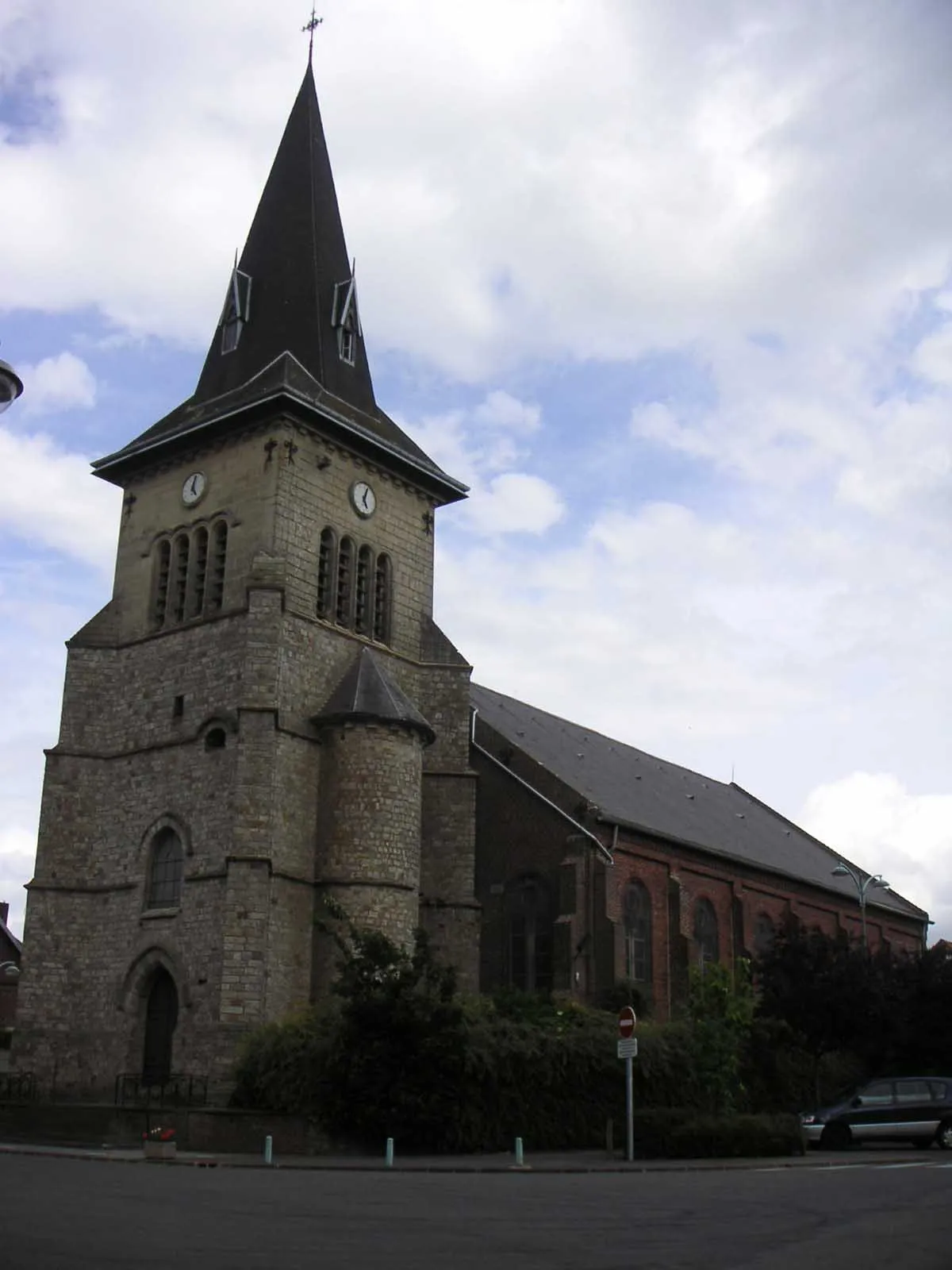 Photo showing: Façade de l'église de fr:Marquion (Pas-de-Calais). Photo prise par Padawane