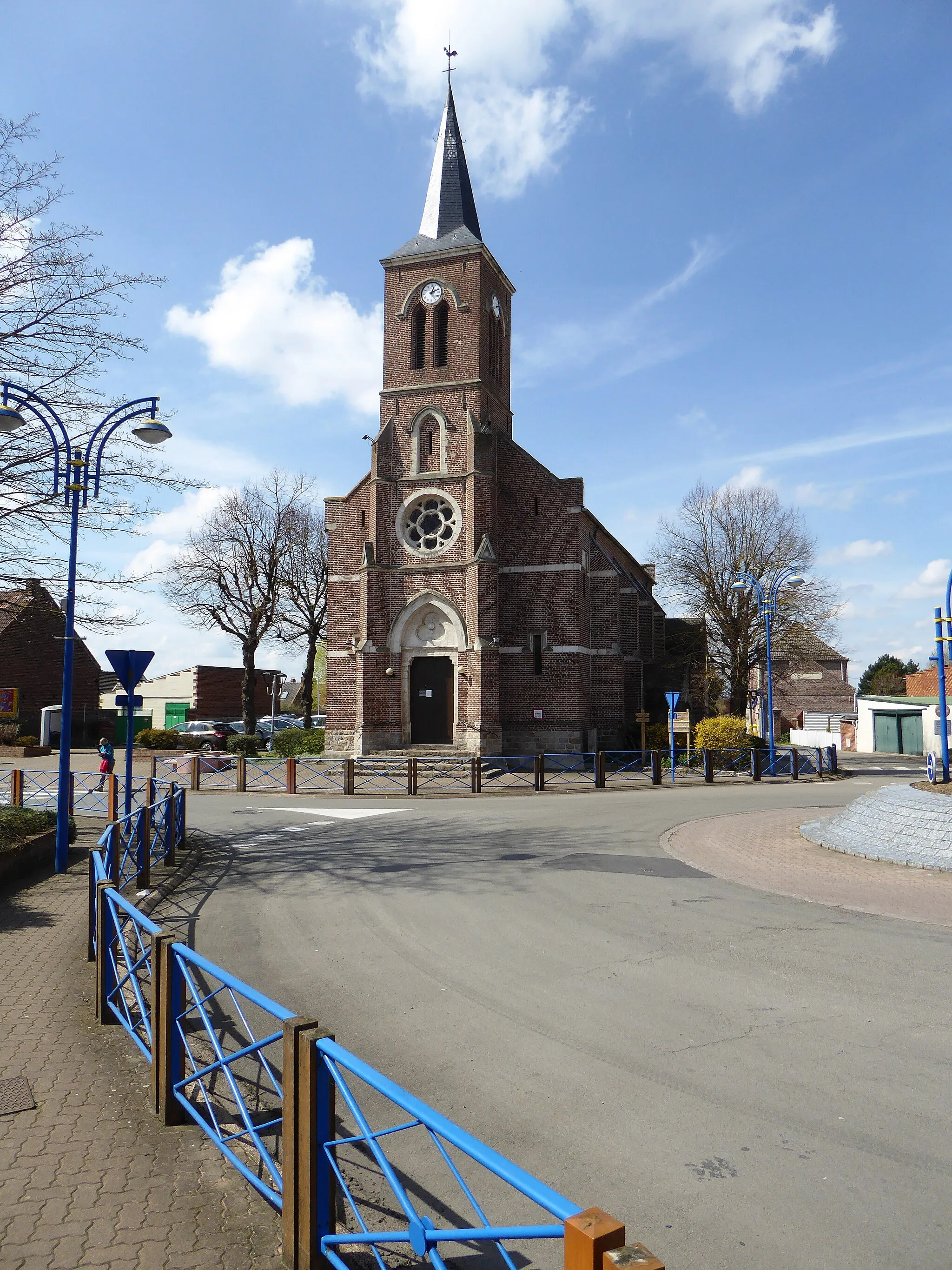 Photo showing: l'église st Waast Noyelles-lès-Vermelles , Pas-de-Calais, Nord-Pas-de-Calais-Picardie France.