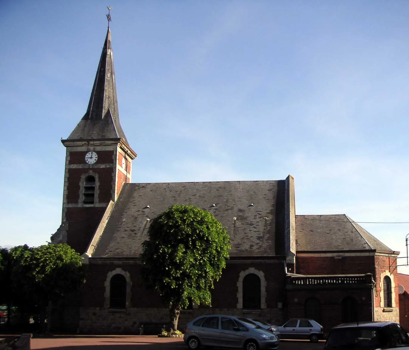 Photo showing: Vue de l'église de Palluel (Pas-de-Calais)