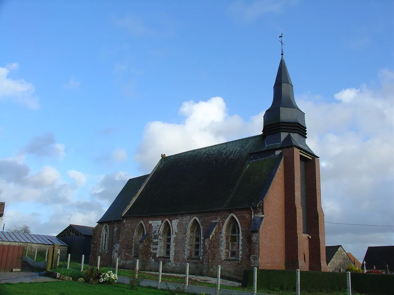 Photo showing: Église de Sains-lès-Fressin