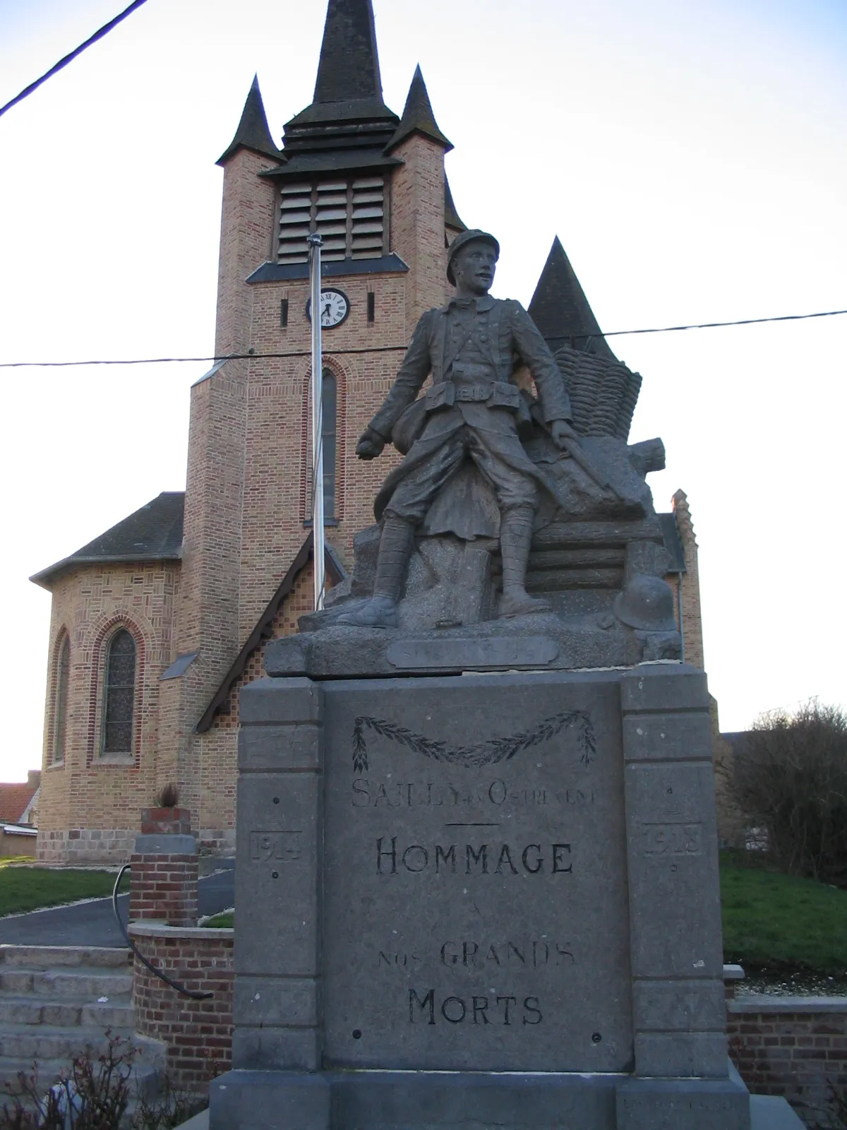Photo showing: Monument aux morts de Sailly-en-Ostrevent
