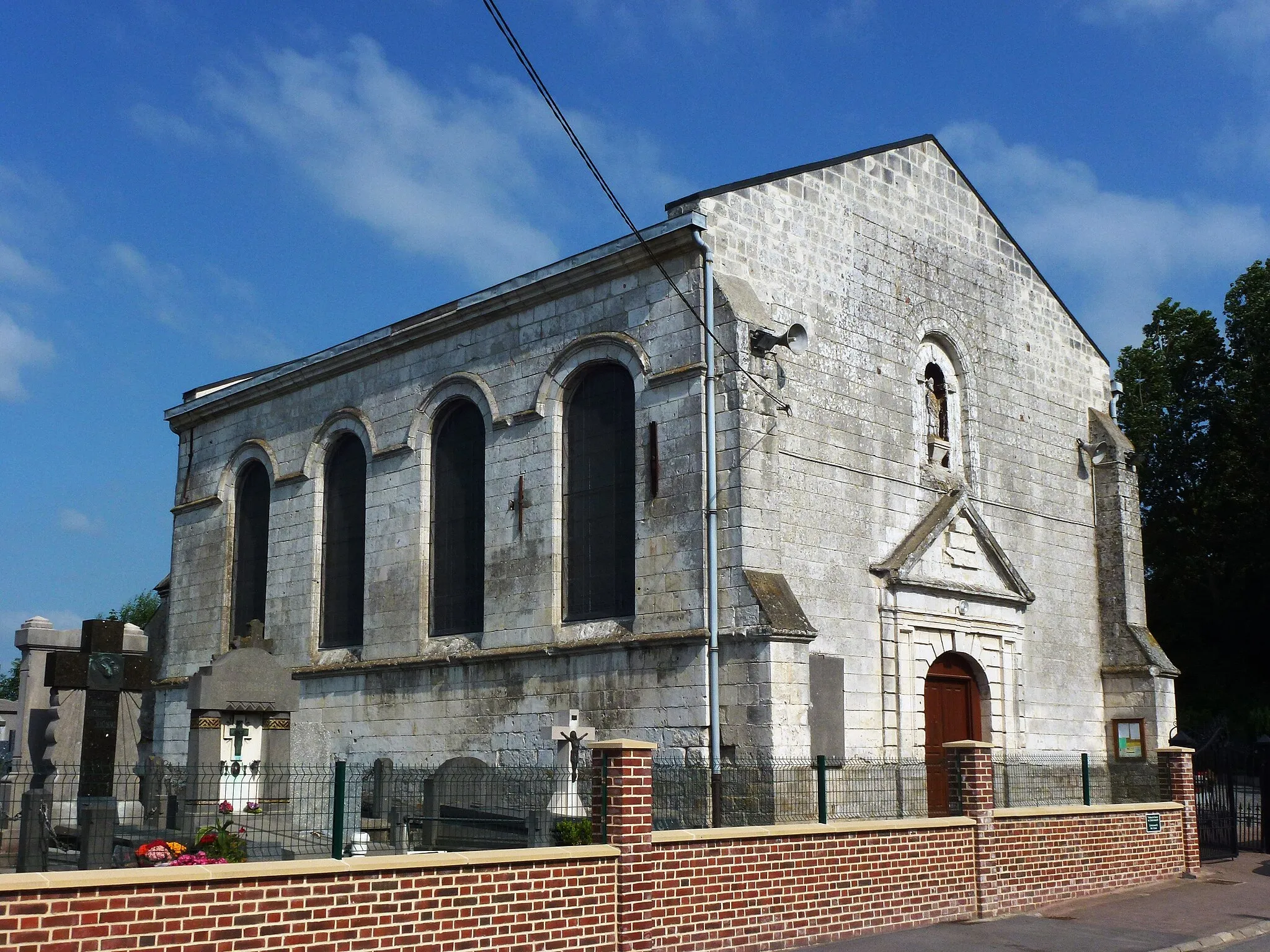 Photo showing: Saint-Hilaire-Cottes (Pas-de-Calais, Fr) église de Saint-Hilaire