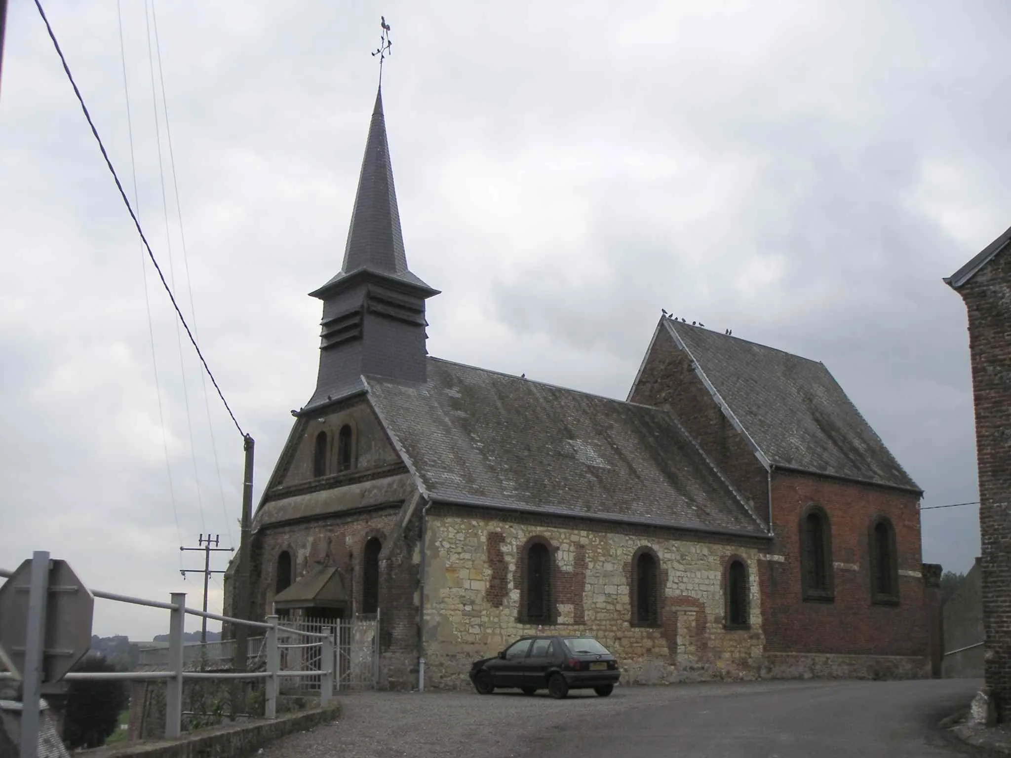 Photo showing: Photo de l'église de Proisy (Aisne, France) prise par User:LonganimE le 01/sept/2005.