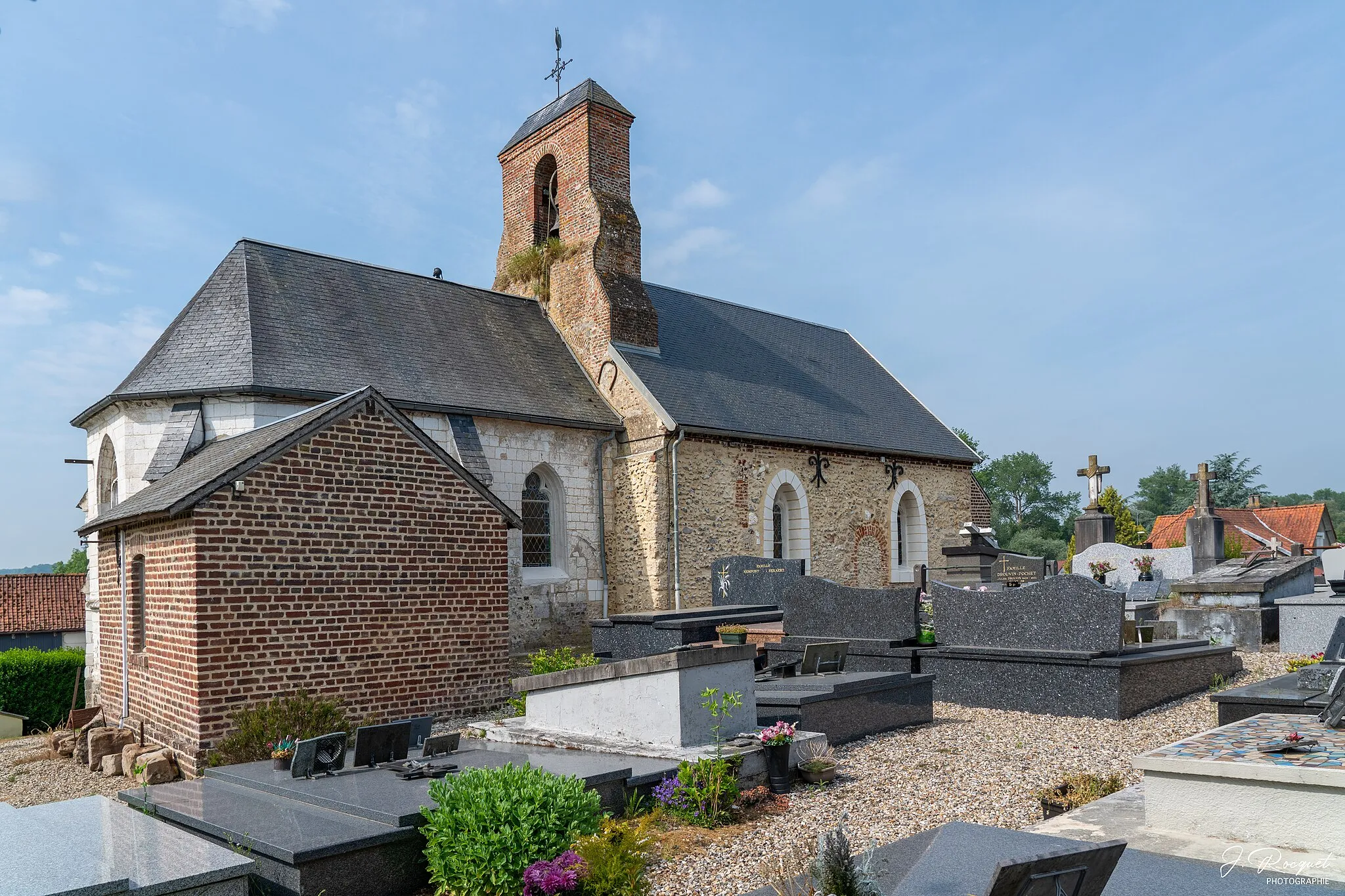 Photo showing: Eglise à clocher-mur