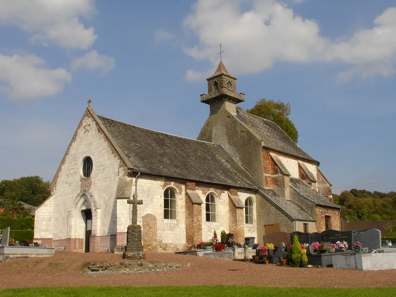 Photo showing: Église Saint-Vaat de Bouret-sur-Canche